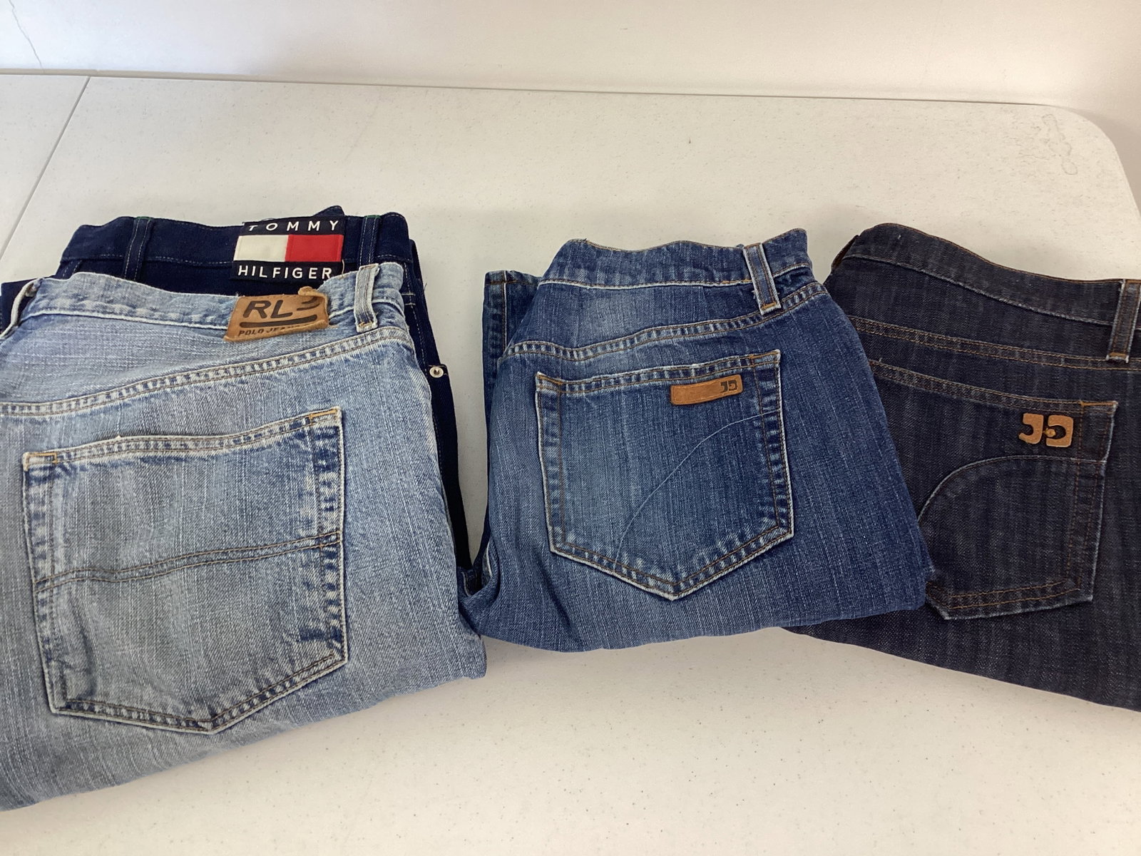 Tommy Hilfiger, Joe's, and Ralph Lauren Men's Jeans: .