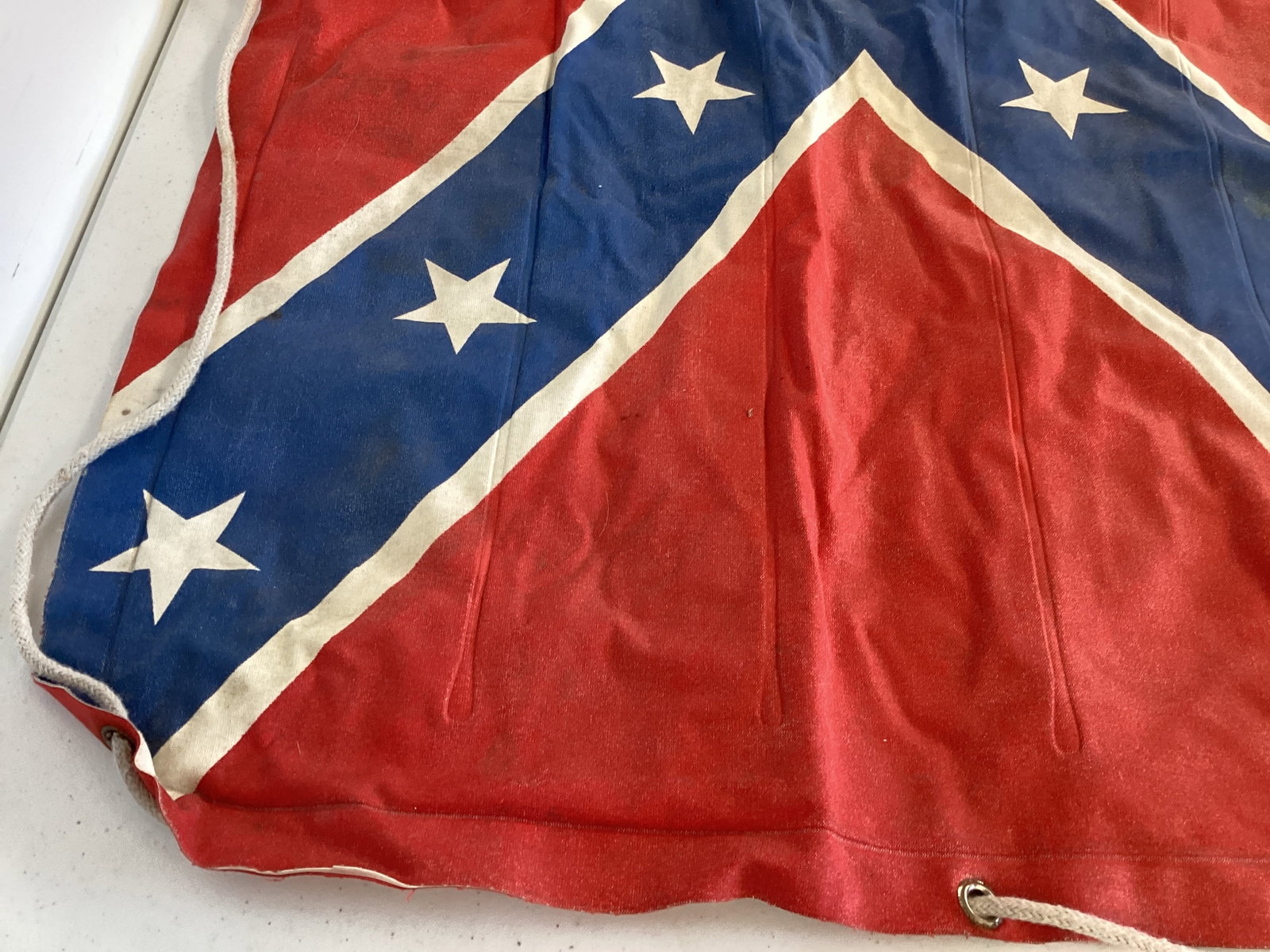 Vintage Confederate Flag Canvas Float - 3