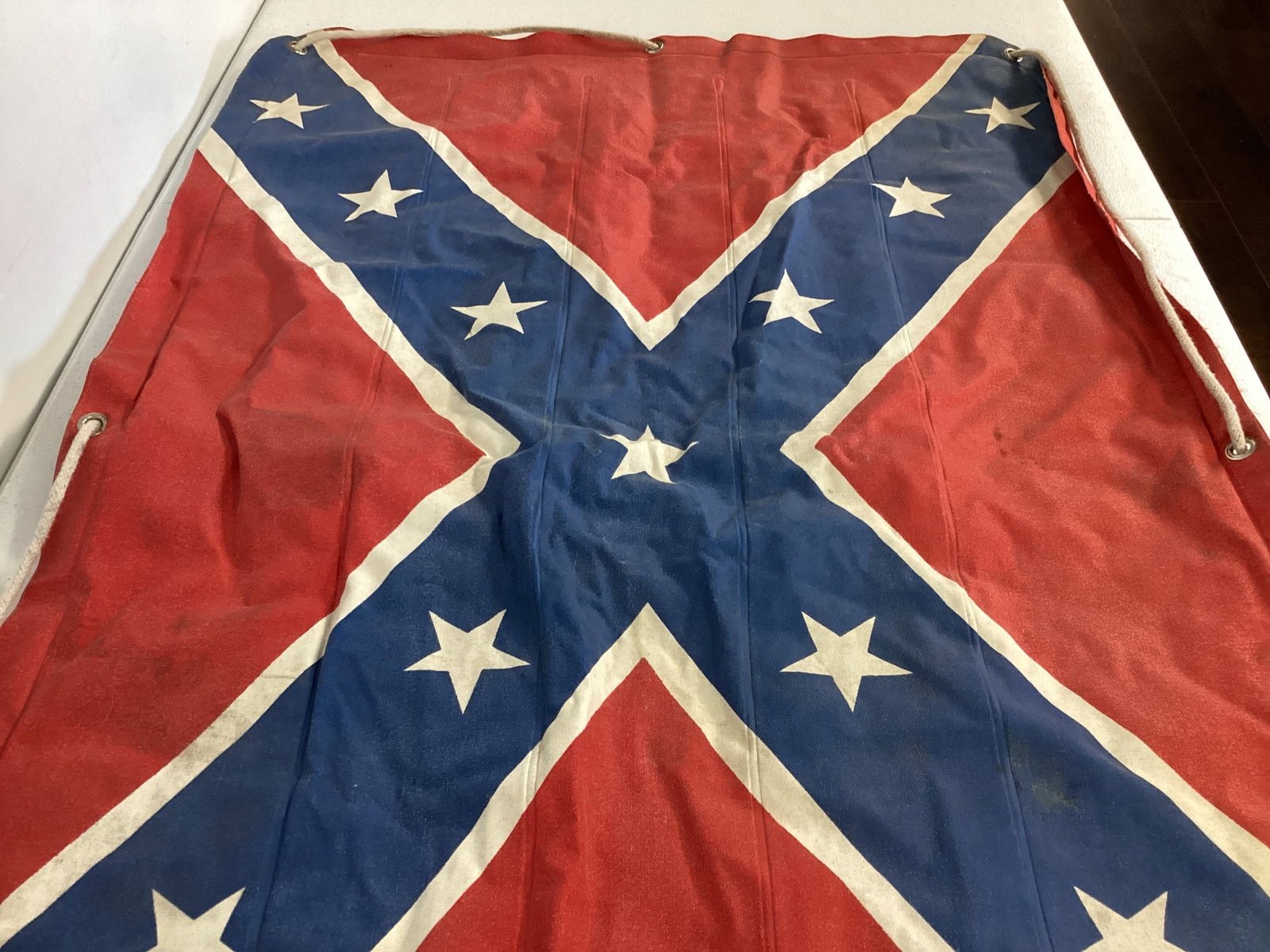 Vintage Confederate Flag Canvas Float - 4