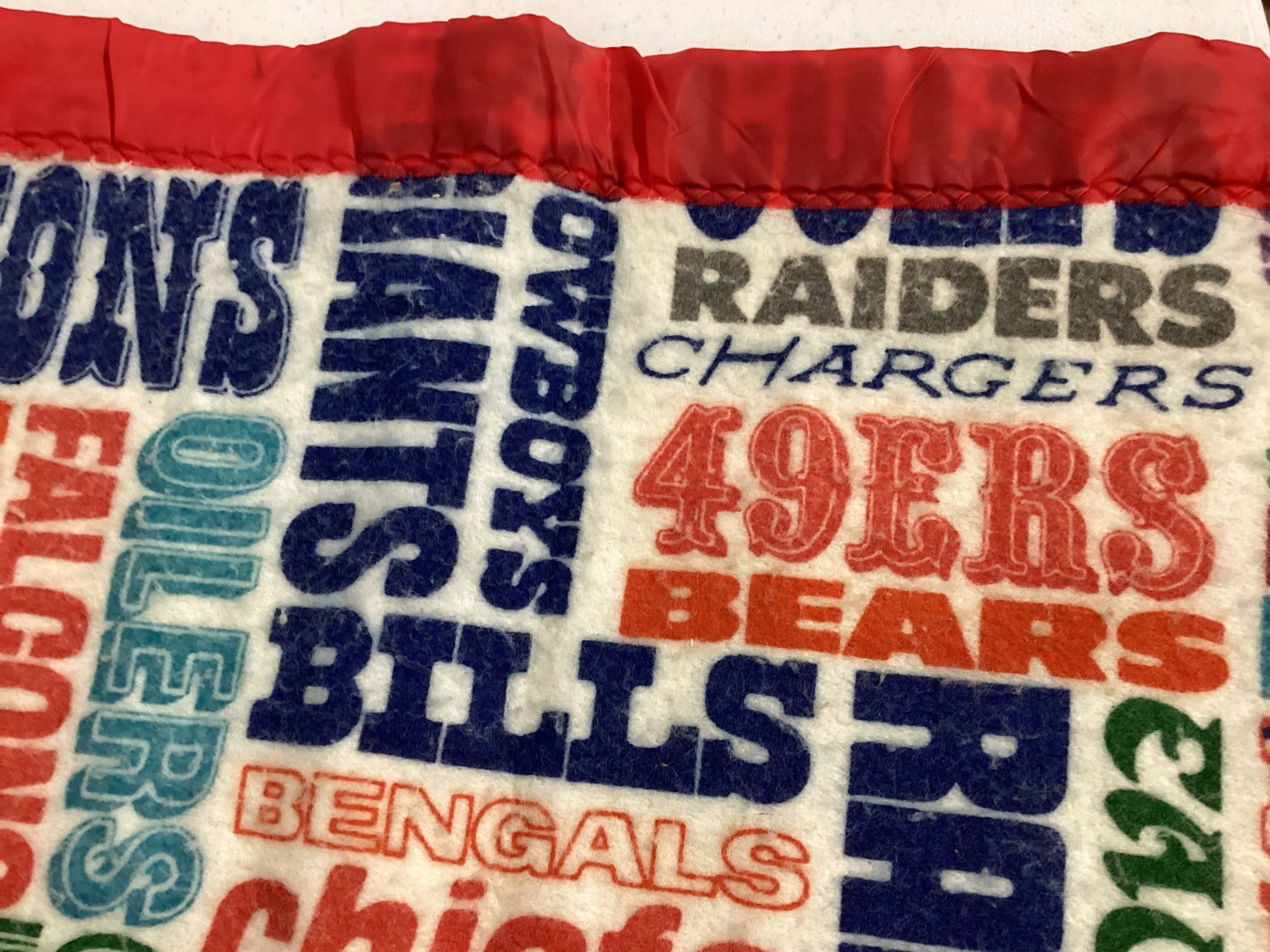 Vintage NFL Teams Blanket - 2