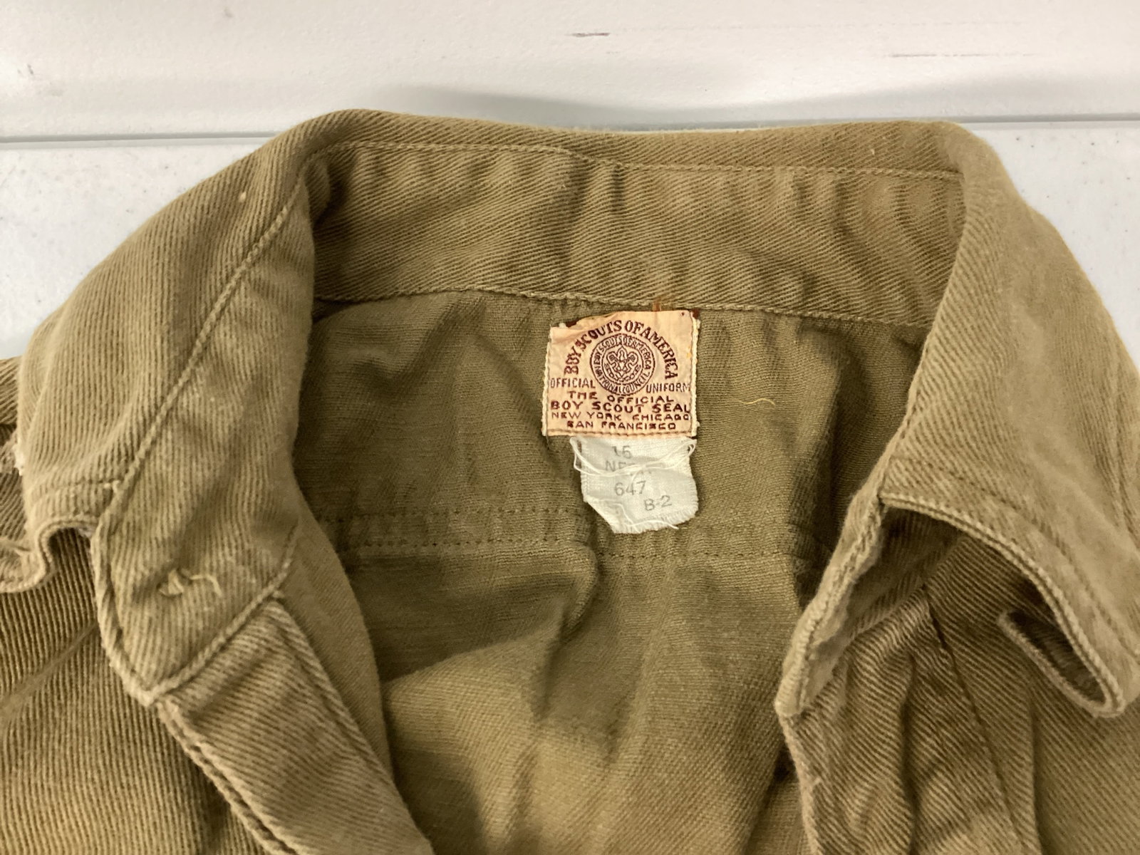 Girl Scout Dress and Belt, Boy Scout Shirt and Duffle Bag - 6