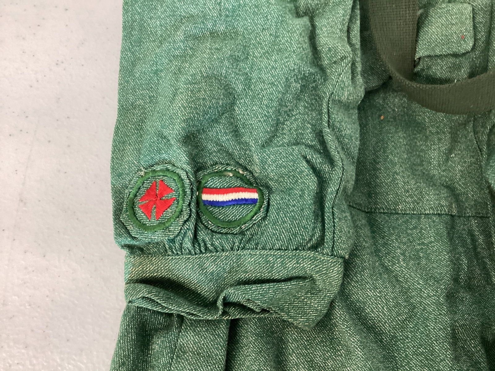 Girl Scout Dress and Belt, Boy Scout Shirt and Duffle Bag - 9
