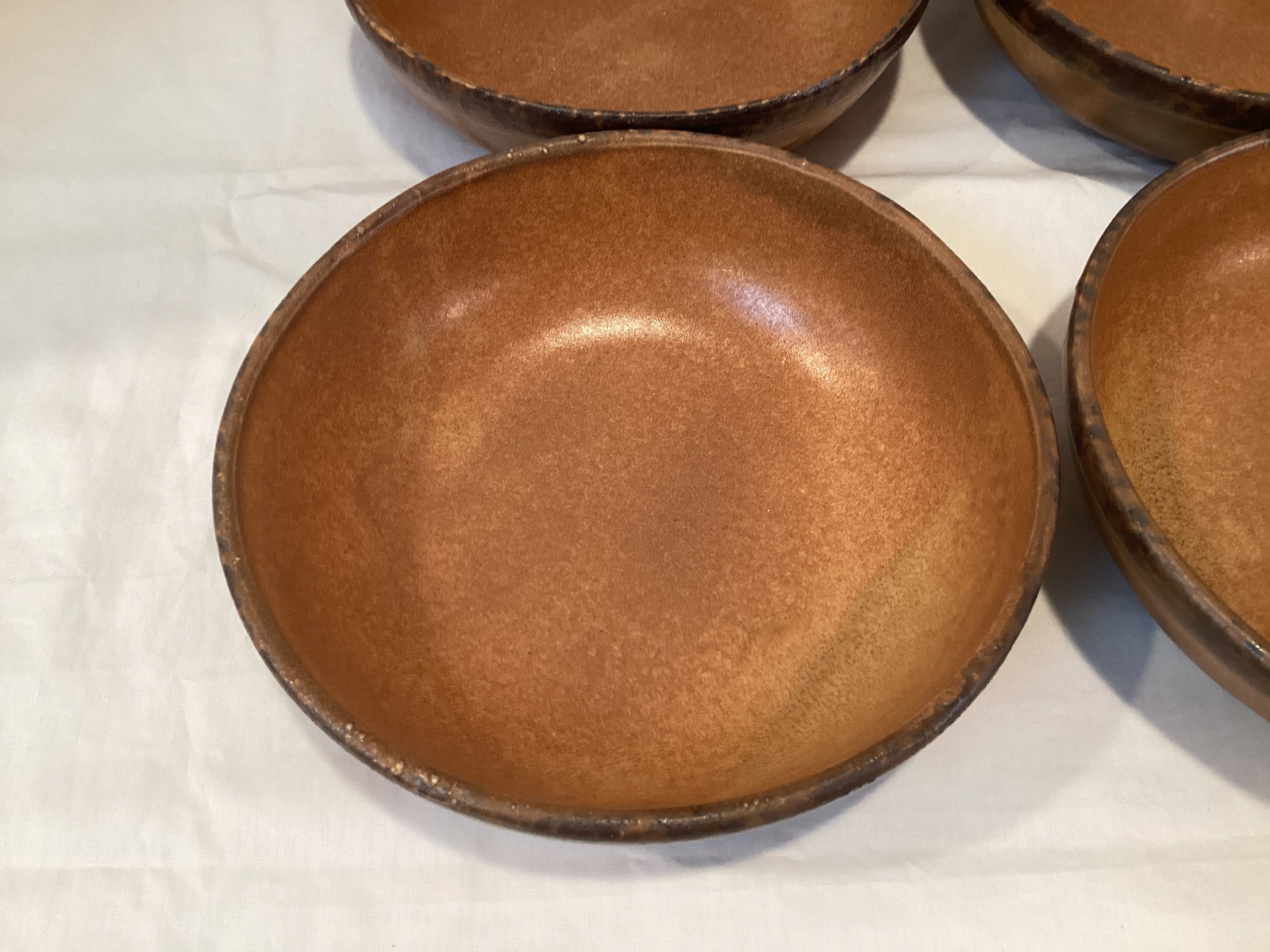 Four McCoy 1423 Pottery Bowls - 2