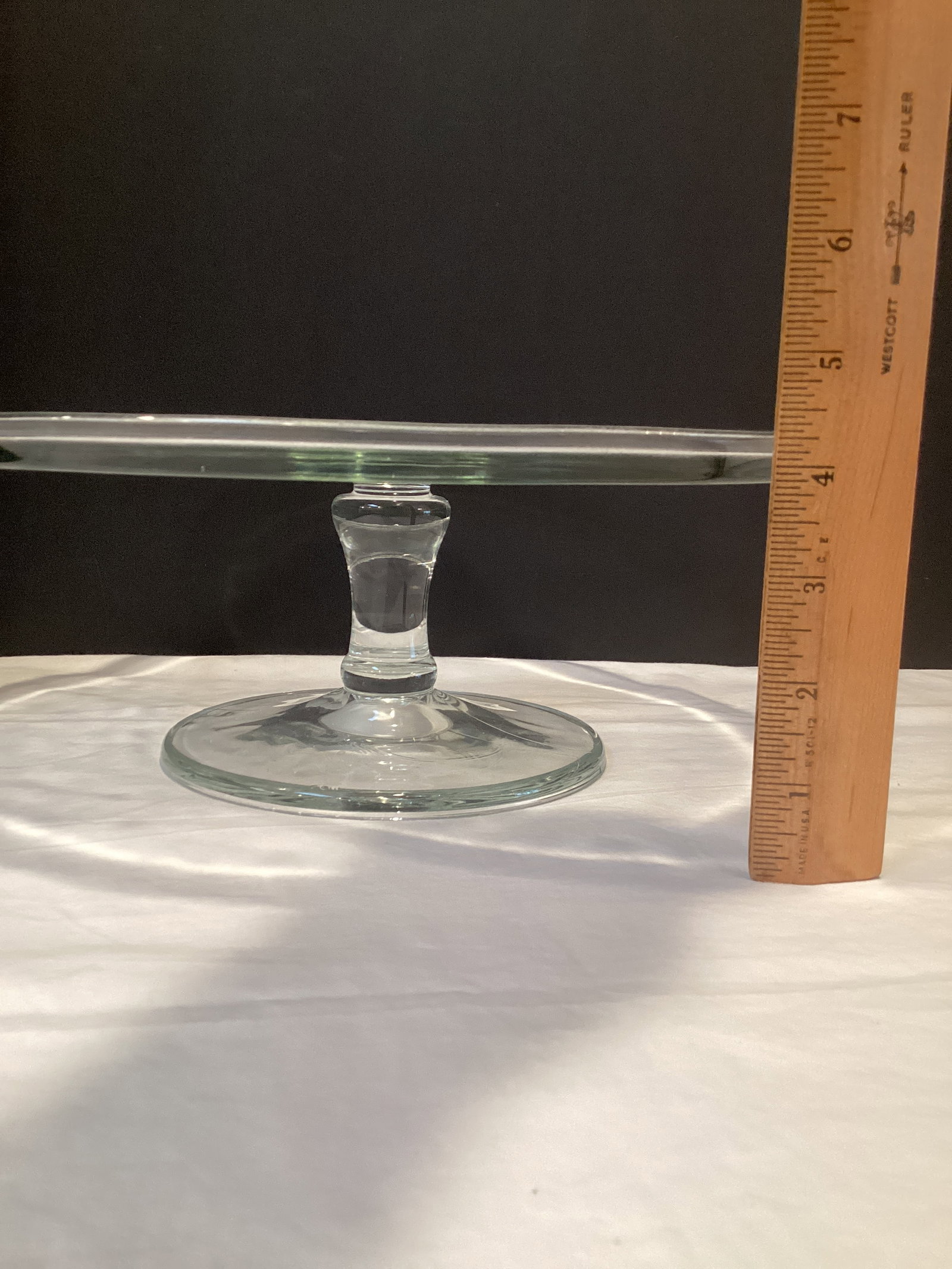 Pedestal Cake Plate with Tall Dome - 3