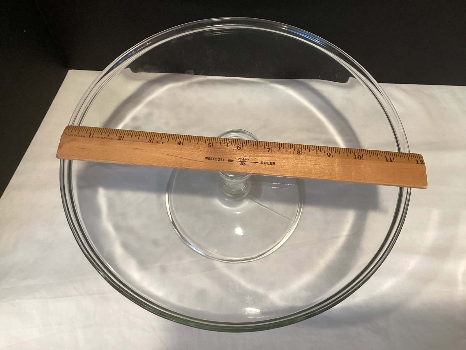 Pedestal Cake Plate with Tall Dome - 4