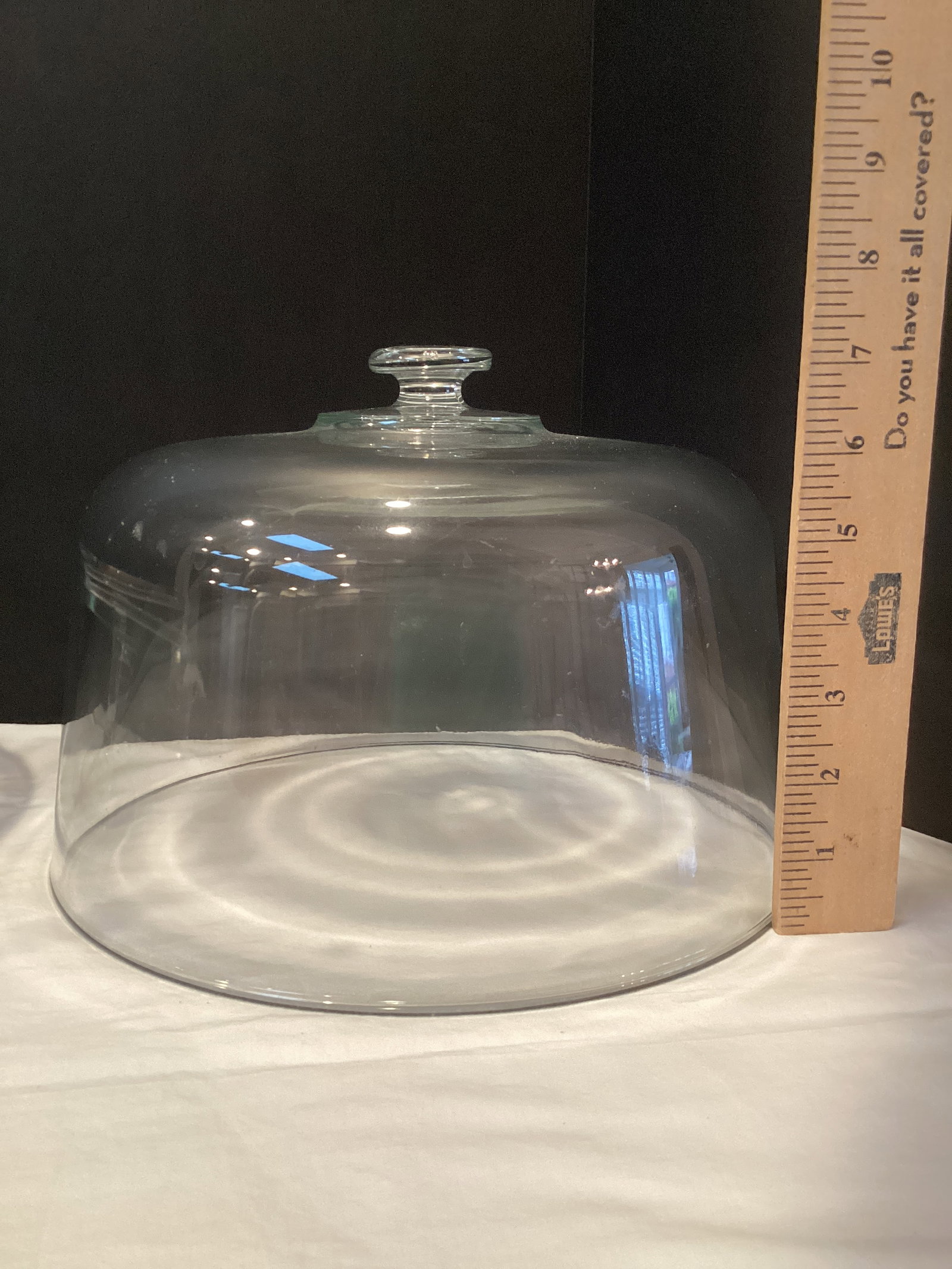 Pedestal Cake Plate with Tall Dome - 5
