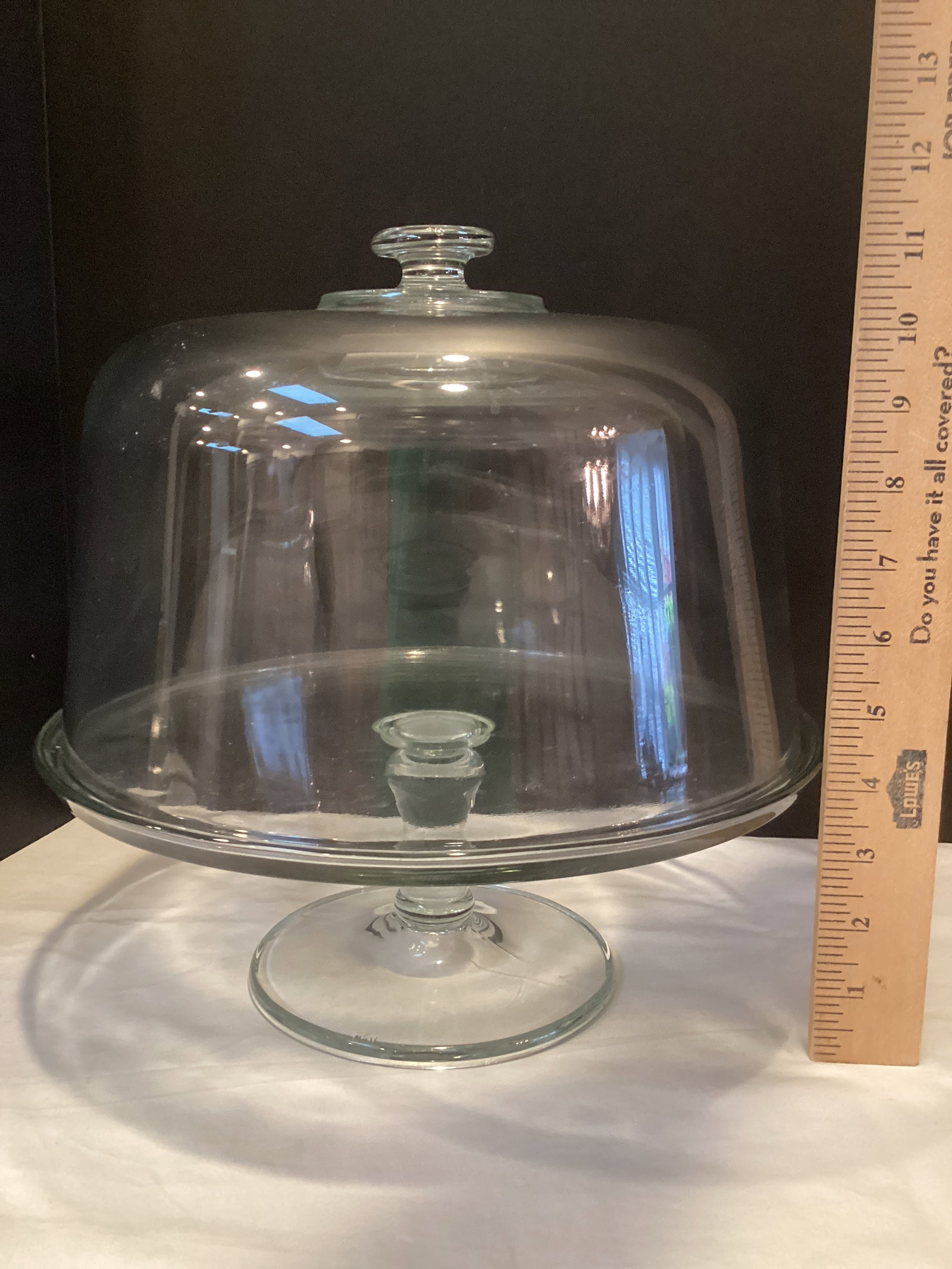 Pedestal Cake Plate with Tall Dome - 6
