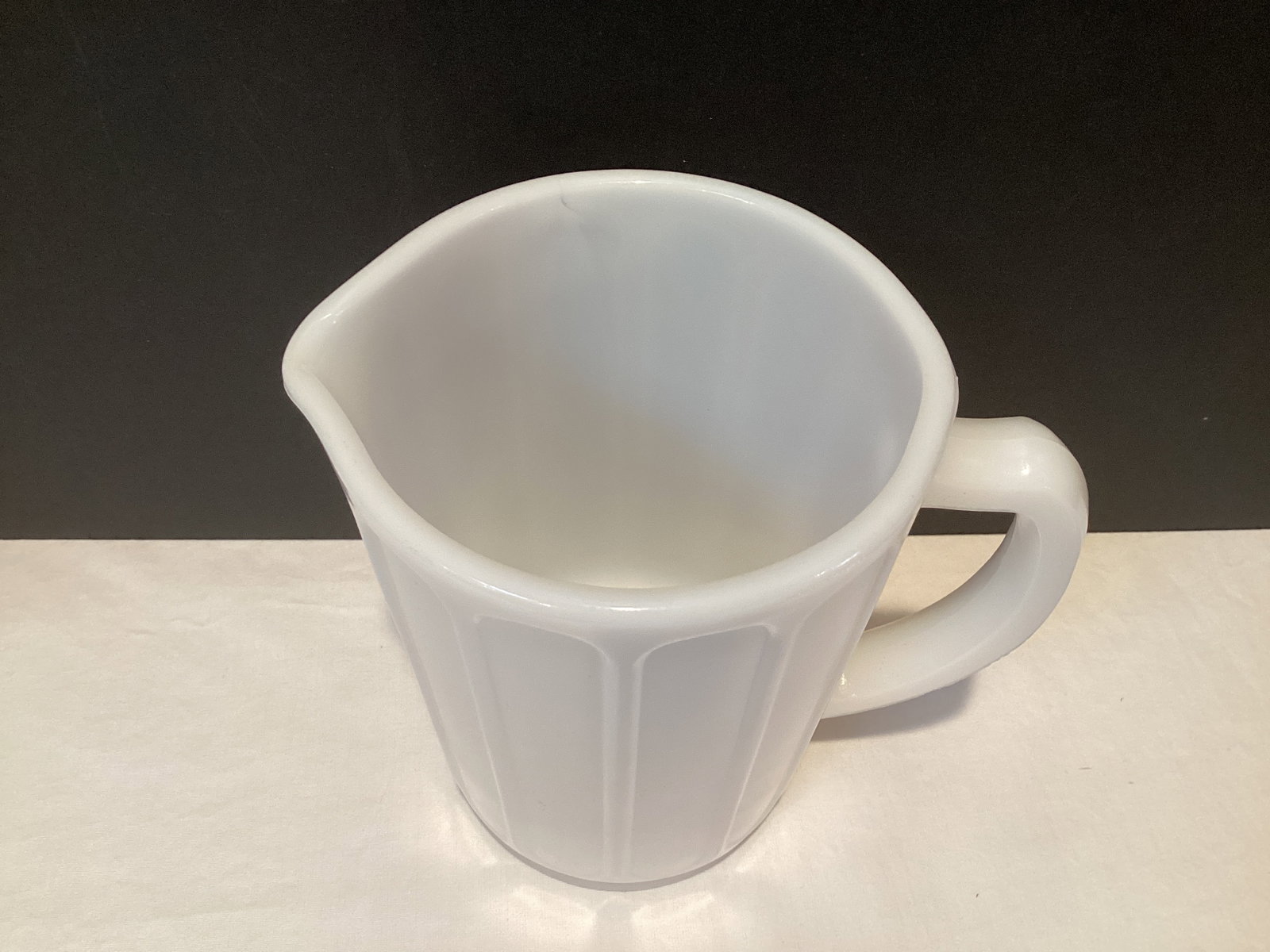 Milk Glass Pitcher - 2