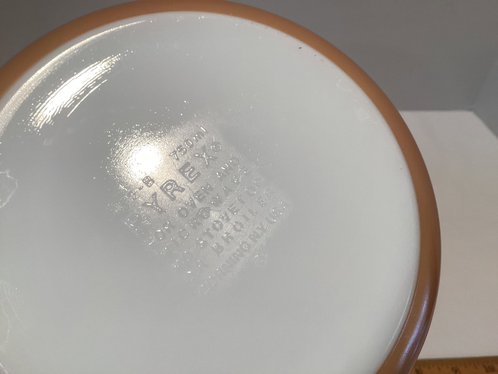Two Pyrex Woodland Pattern Baking Dishes - 7
