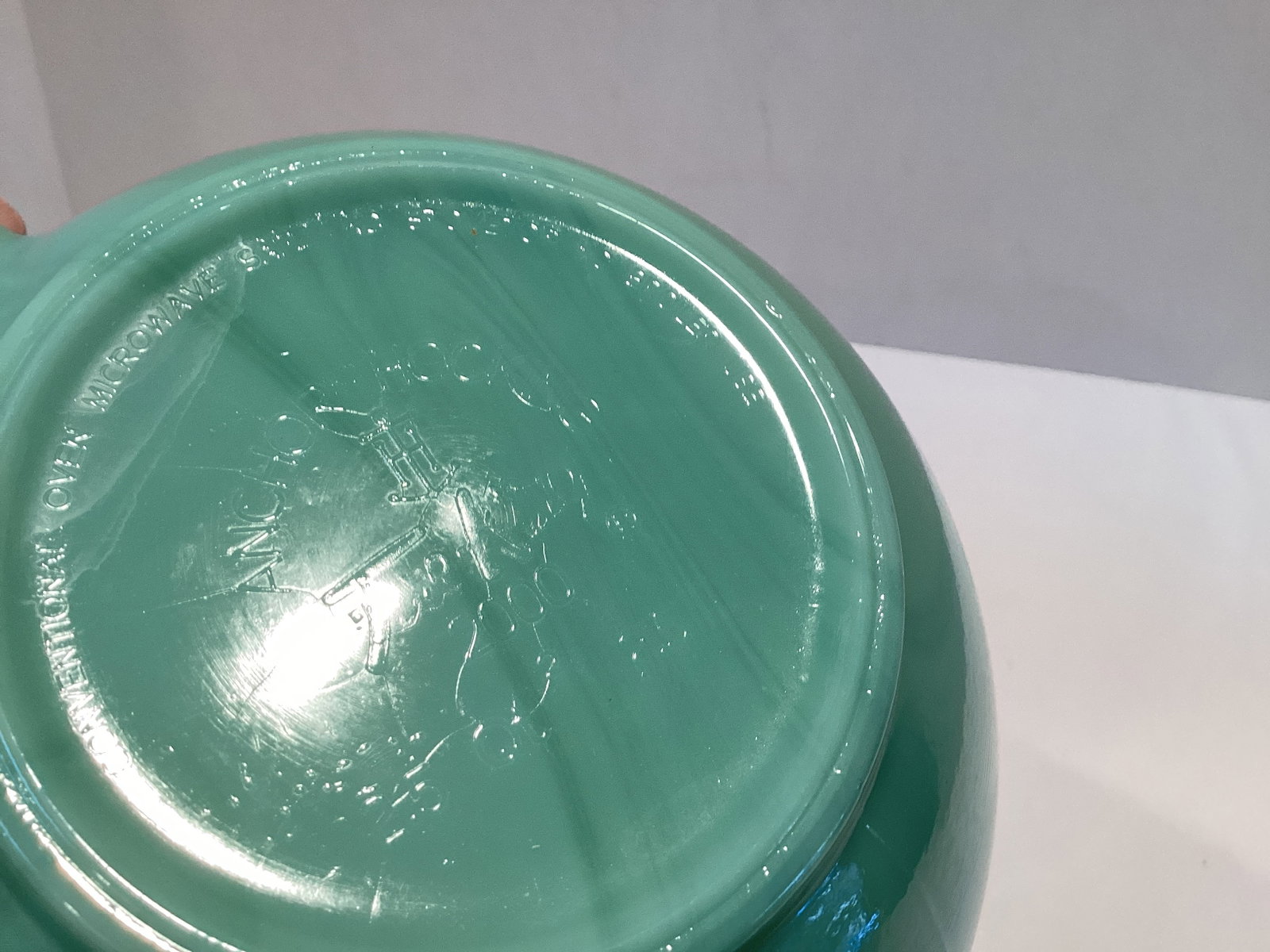 Jadeite Anchor Hocking Fire King 2.5 Quart Batter Bowl - 5