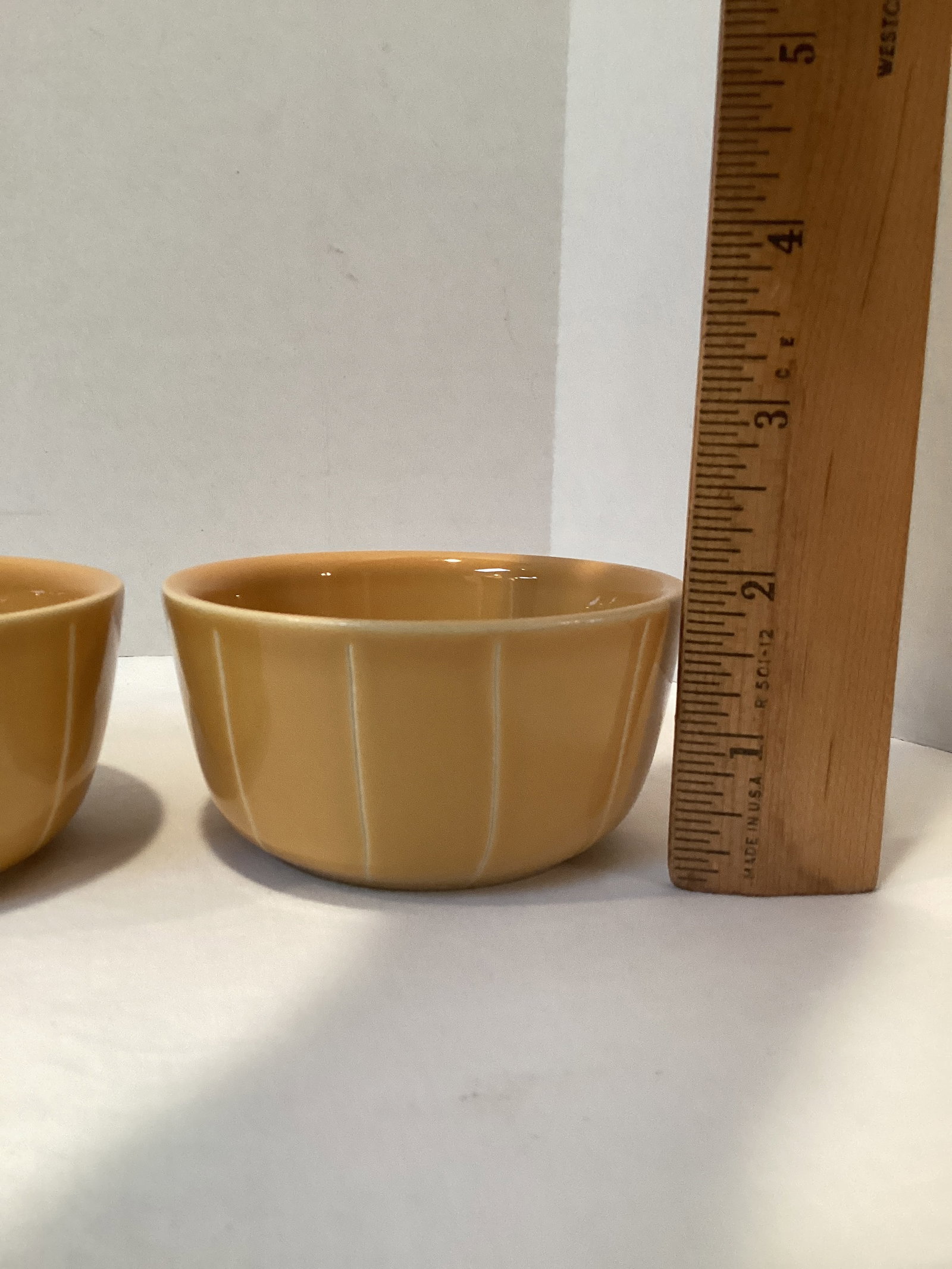 Eight Stoneware Fruit Dessert Bowls - 12