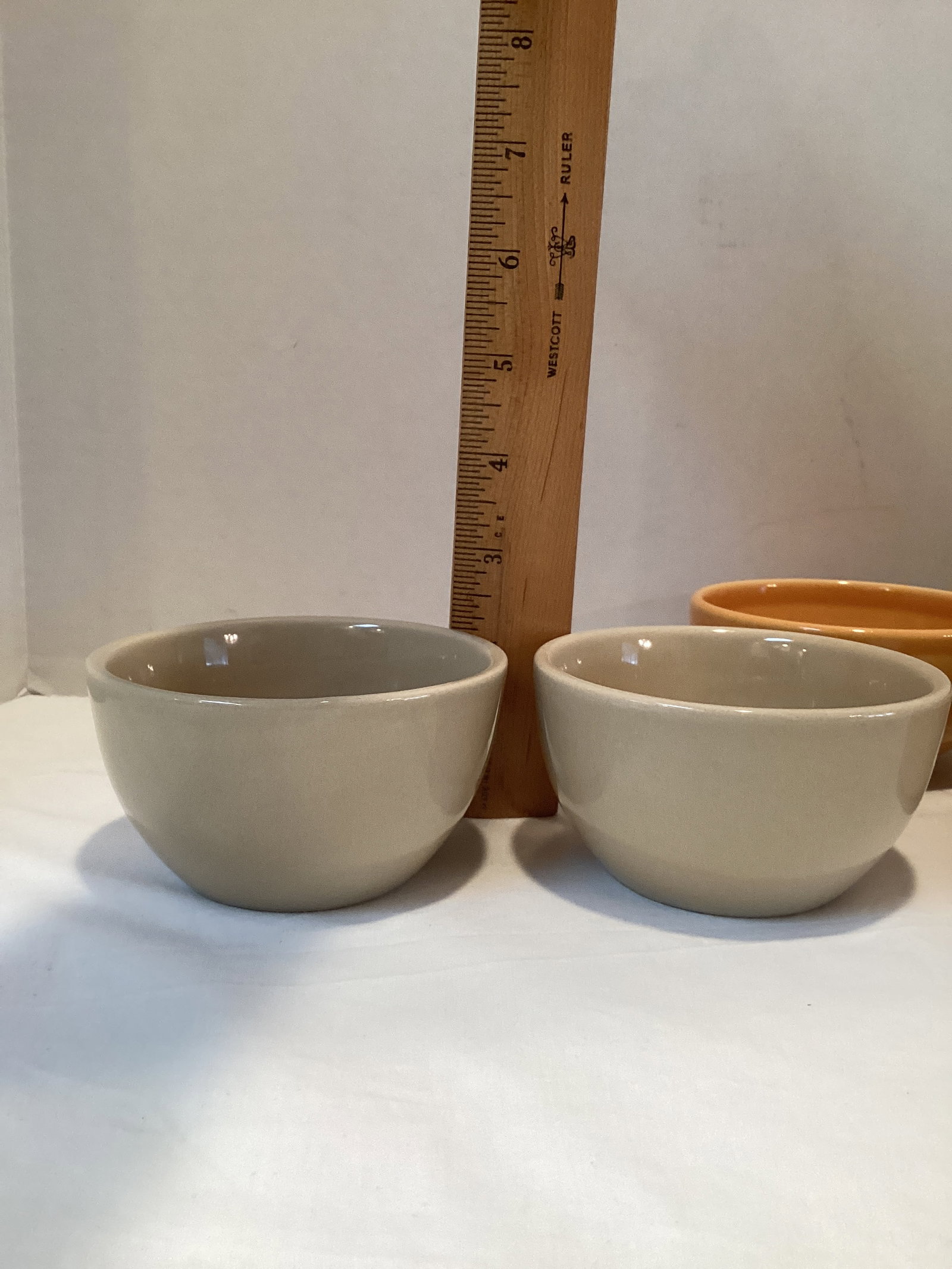 Eight Stoneware Fruit Dessert Bowls - 2