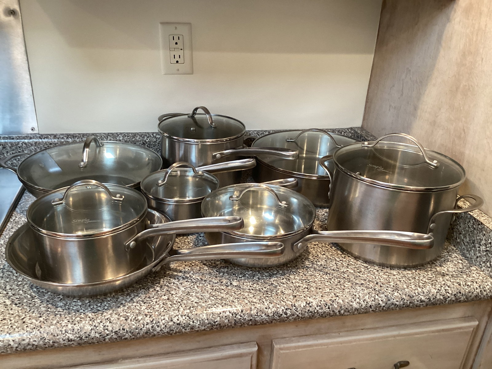 Simply Calphalon Stainless Pots and Pans: .