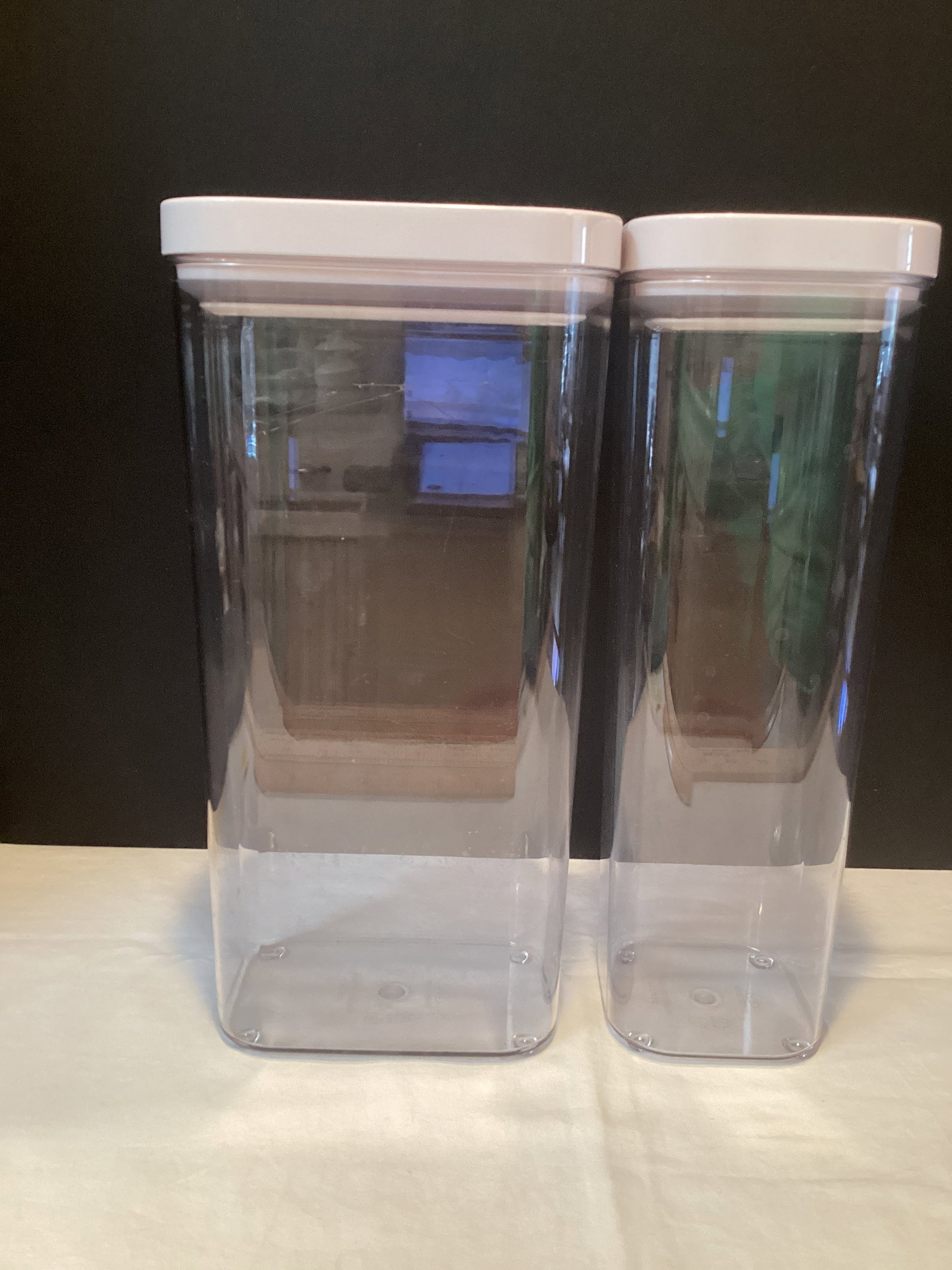 Two OXO Airtight Kitchen Storage Containers: 12 1/2" h