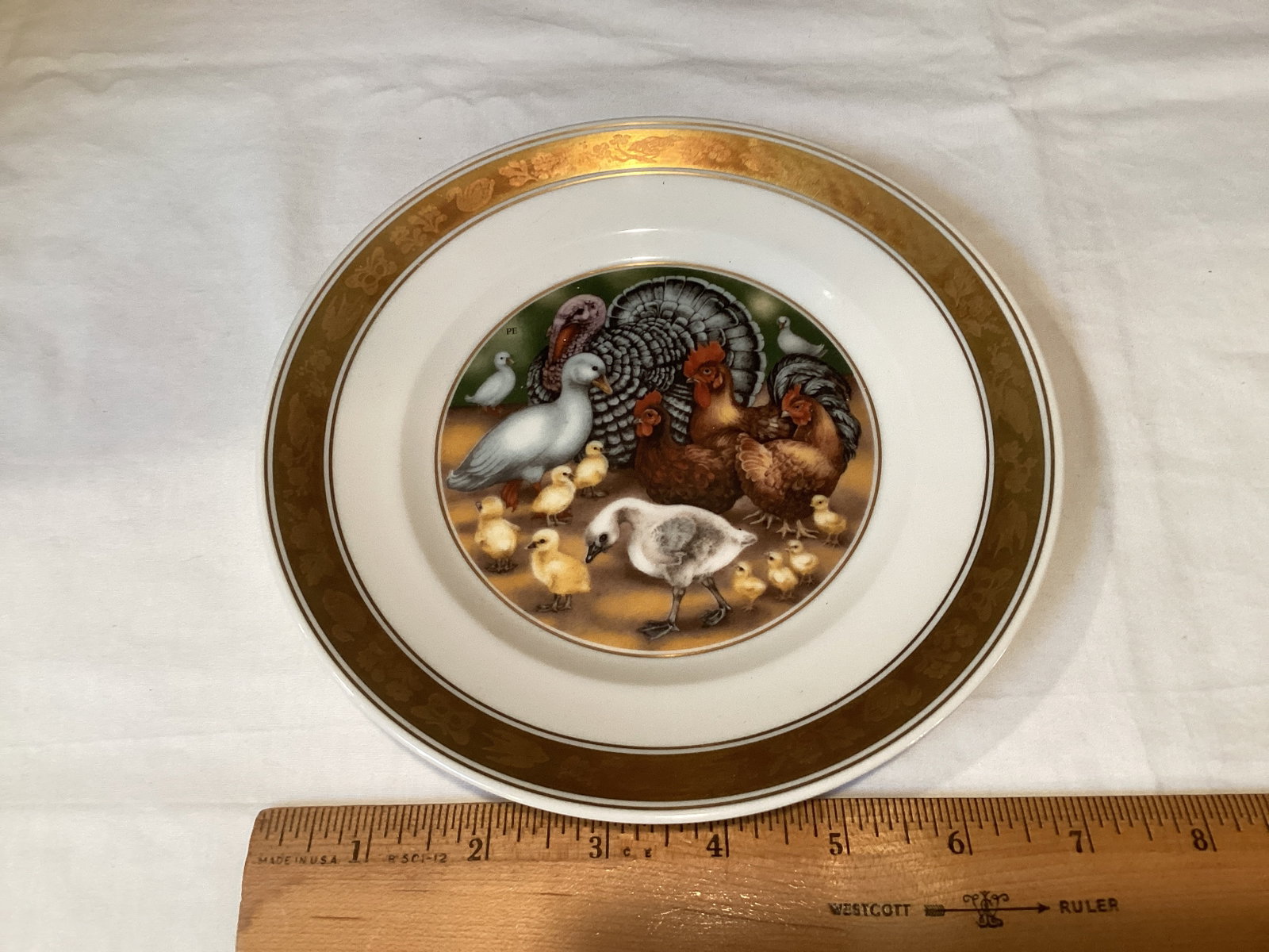 Royal Copenhagen Hans Christian Andersen Ugly Ducking Plate - 2