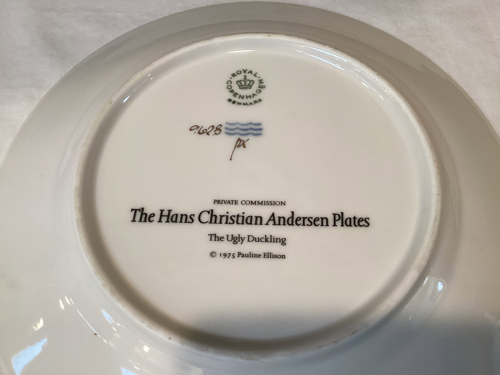 Royal Copenhagen Hans Christian Andersen Ugly Ducking Plate - 3