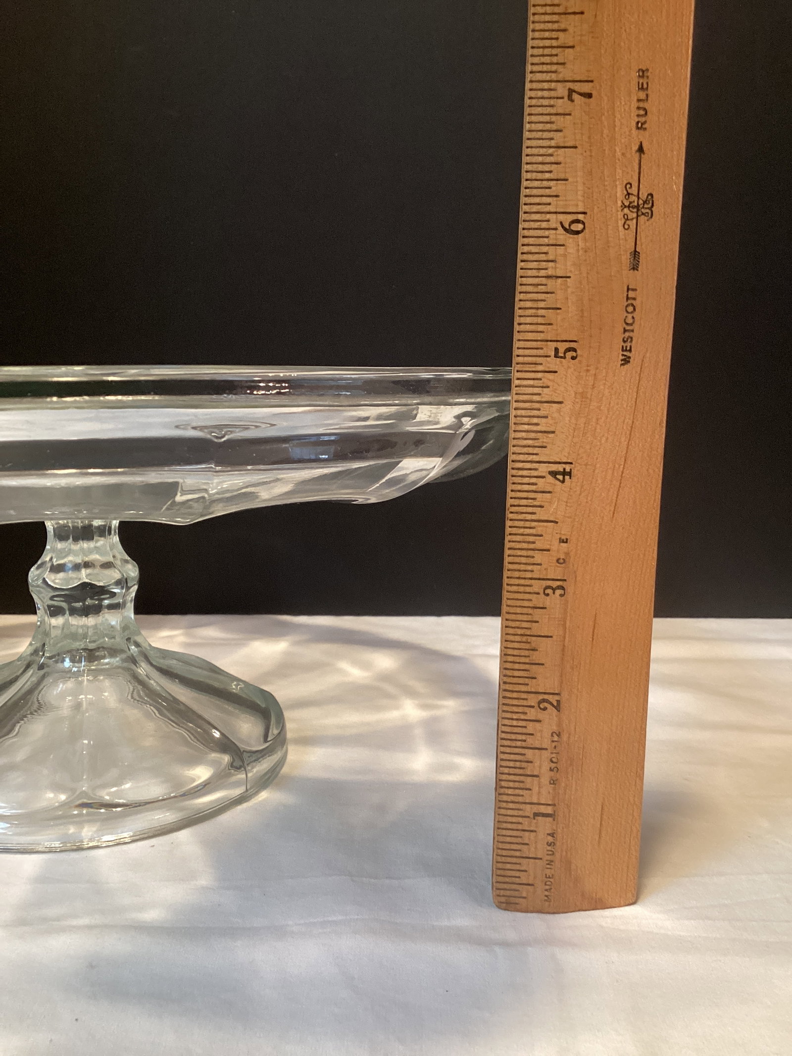 Pedestal Cake Plate with Dome - 5