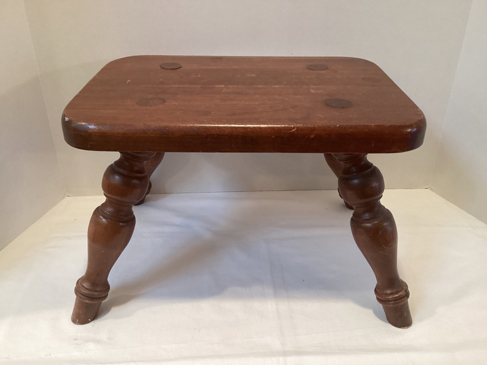 Wooden Step Stool: 9 1/2" h