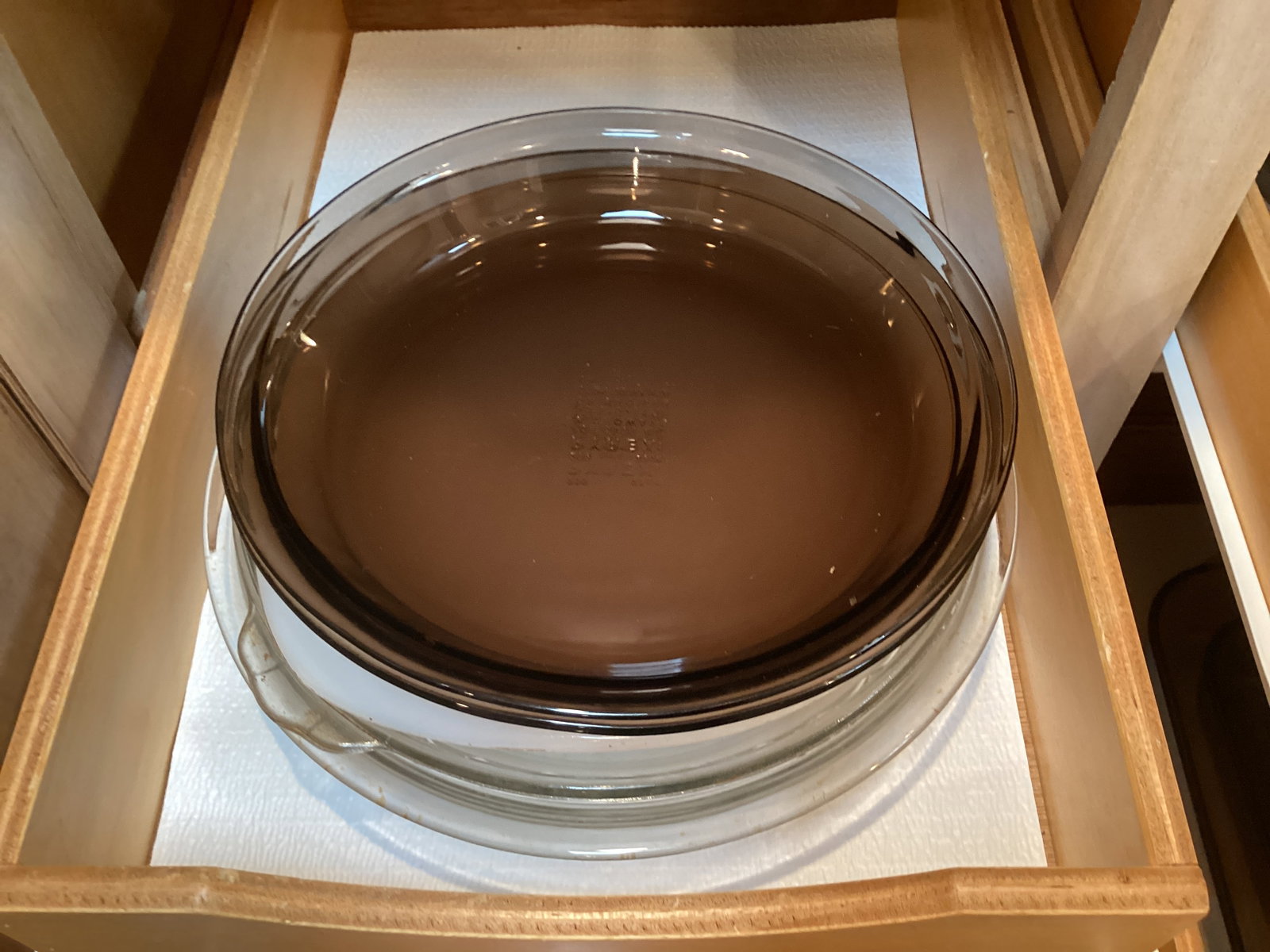 Kitchen Cabinet Contents - Glass Baking Dishes - 2