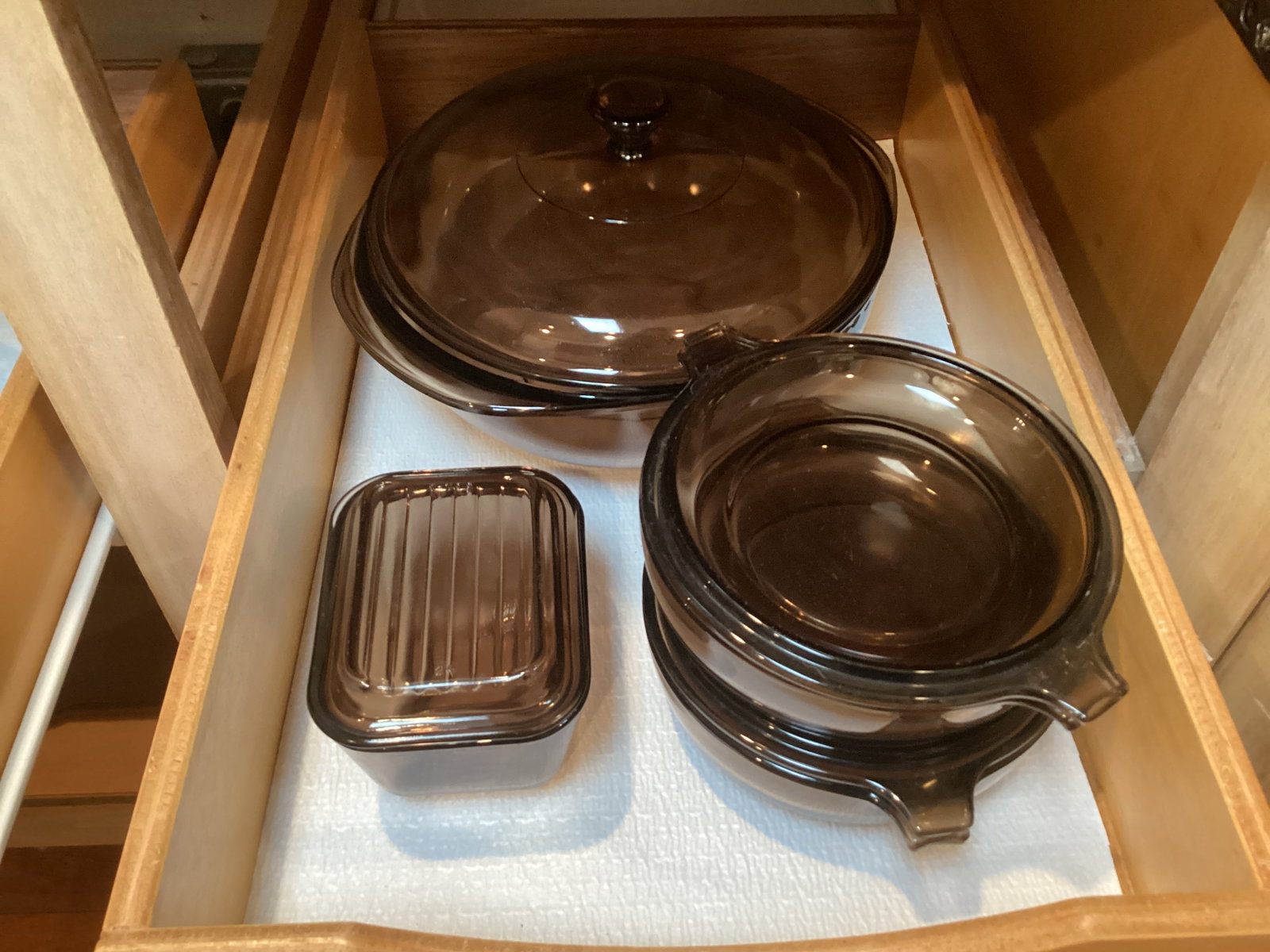 Kitchen Cabinet Contents - Glass Baking Dishes - 3