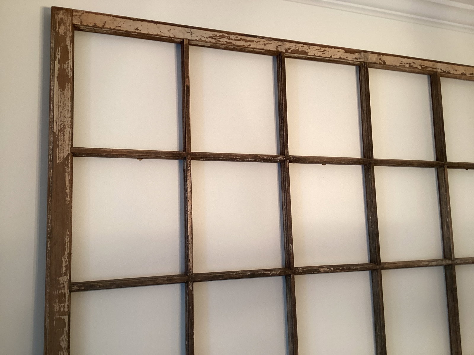 Antique Wood Window Frame - 2