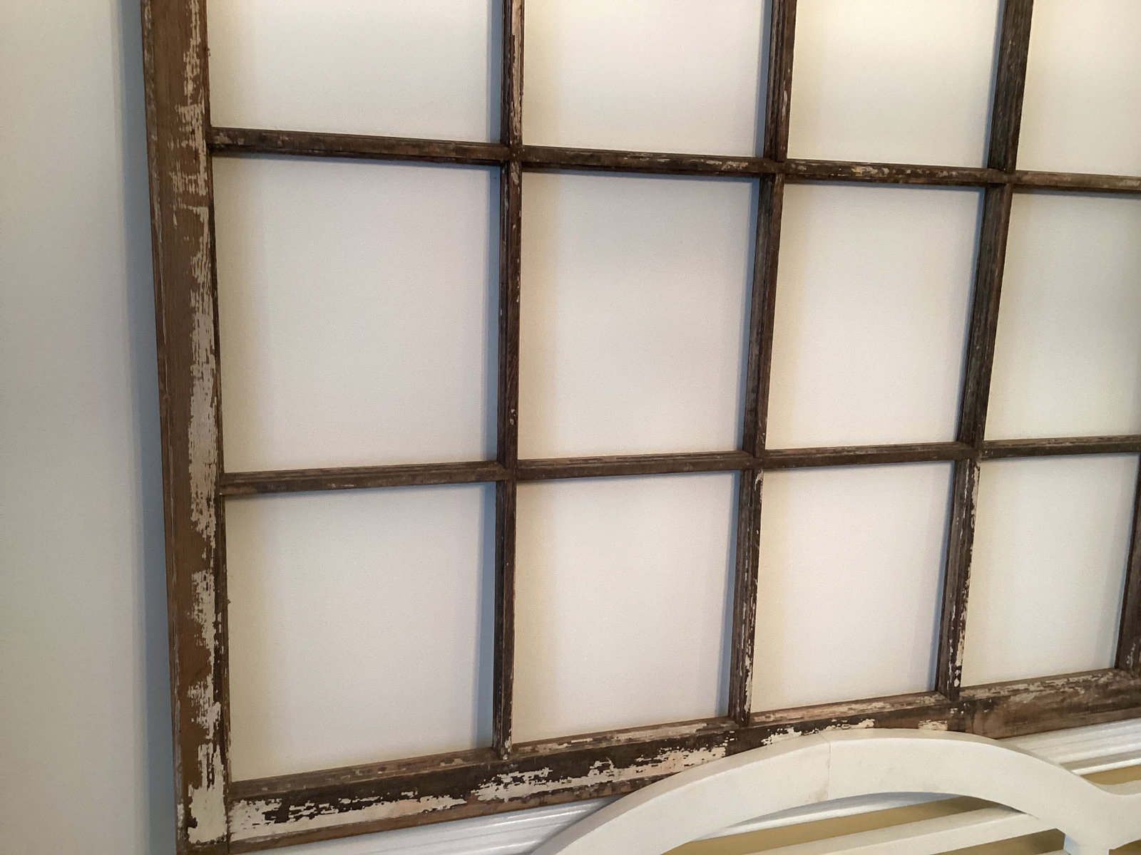 Antique Wood Window Frame - 3