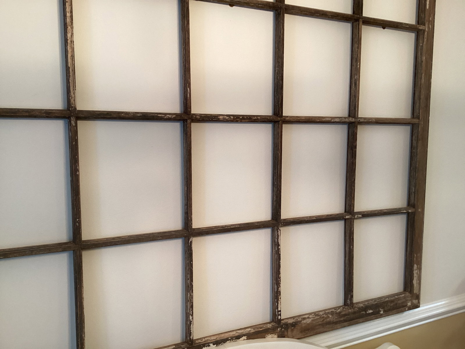Antique Wood Window Frame - 4