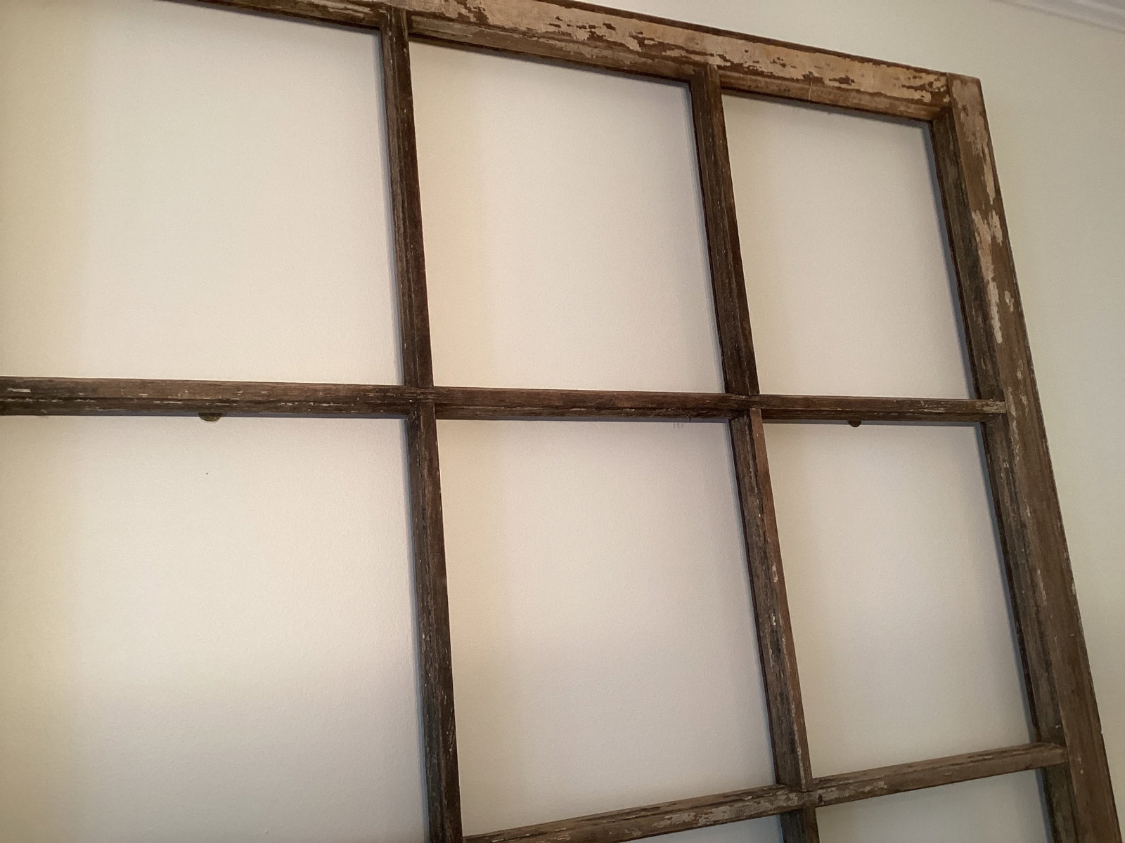 Antique Wood Window Frame - 5