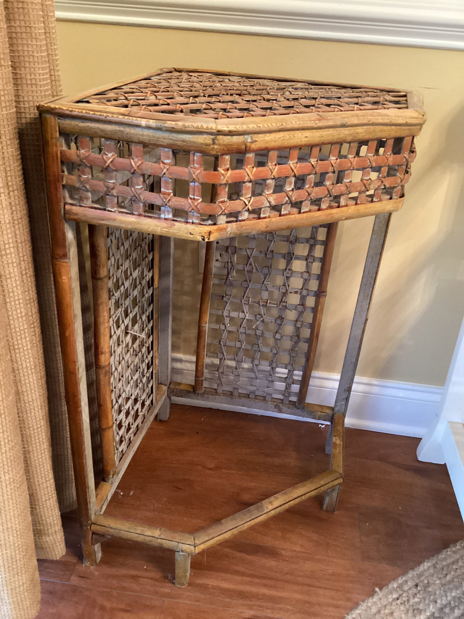 Bamboo Corner Table - 5