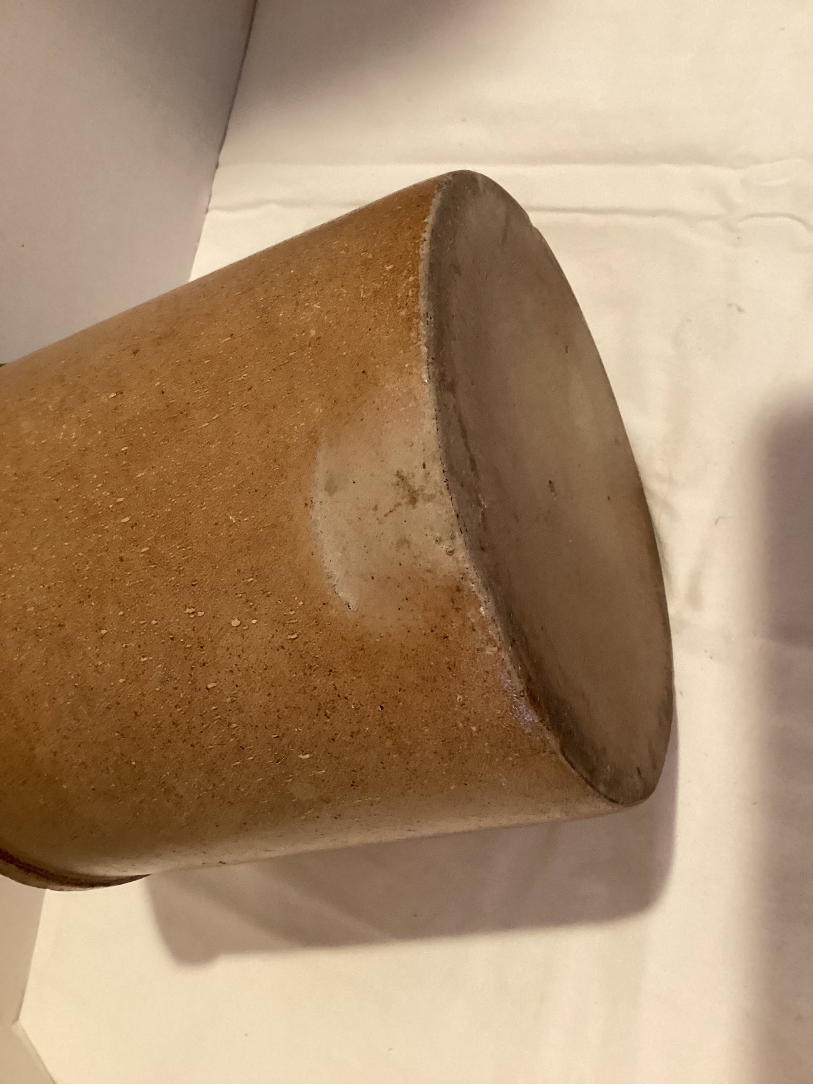 Vintage Glazed Stoneware Crock - 6