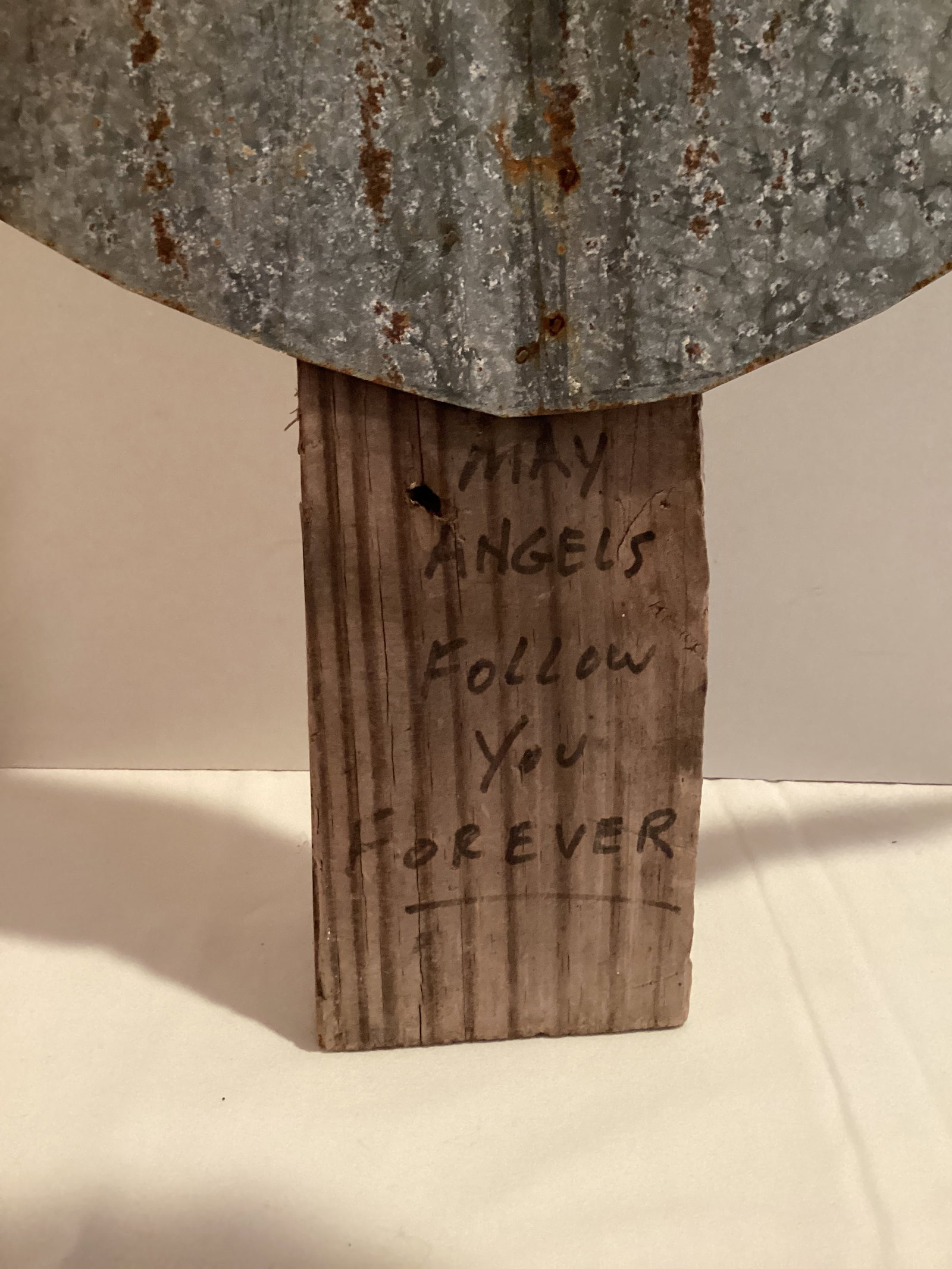 Folk Art Church Angel Wall Hanging - 5