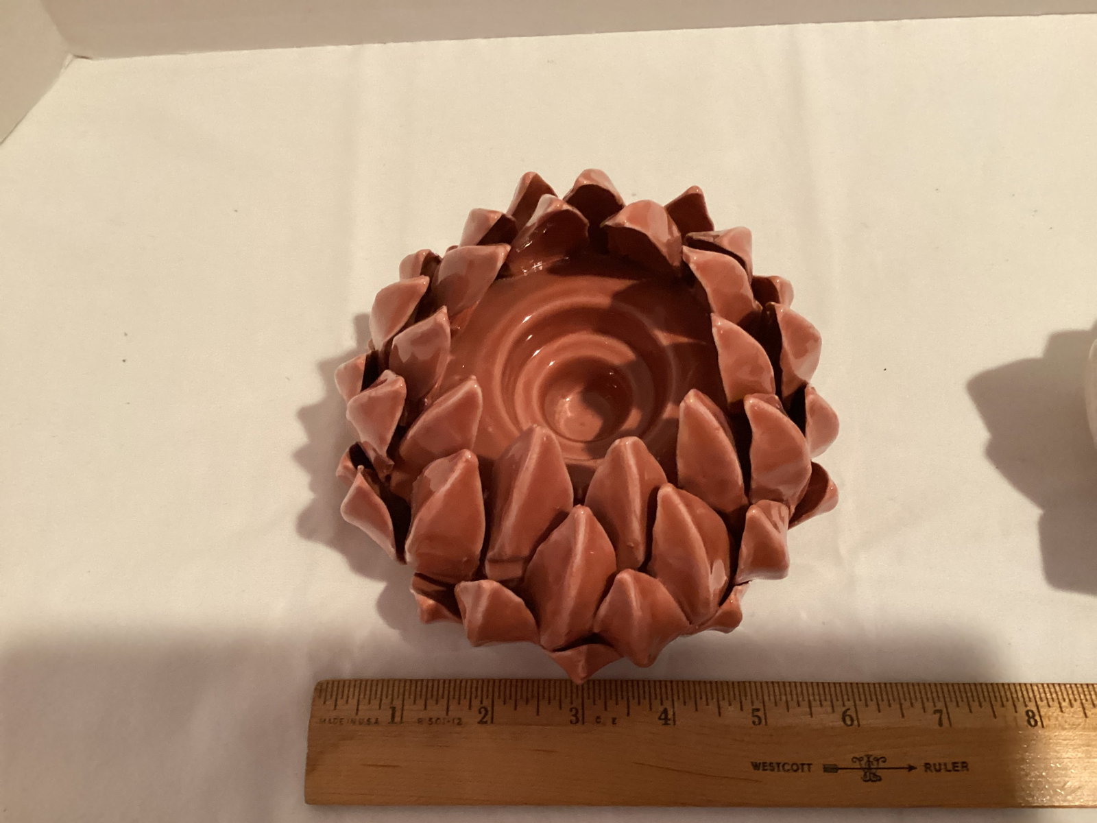 Two Artichoke Style Candle Holders - 3