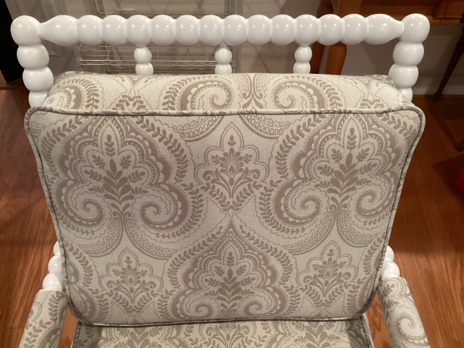 Spindle Armchair with Upholstered Cushions - 4