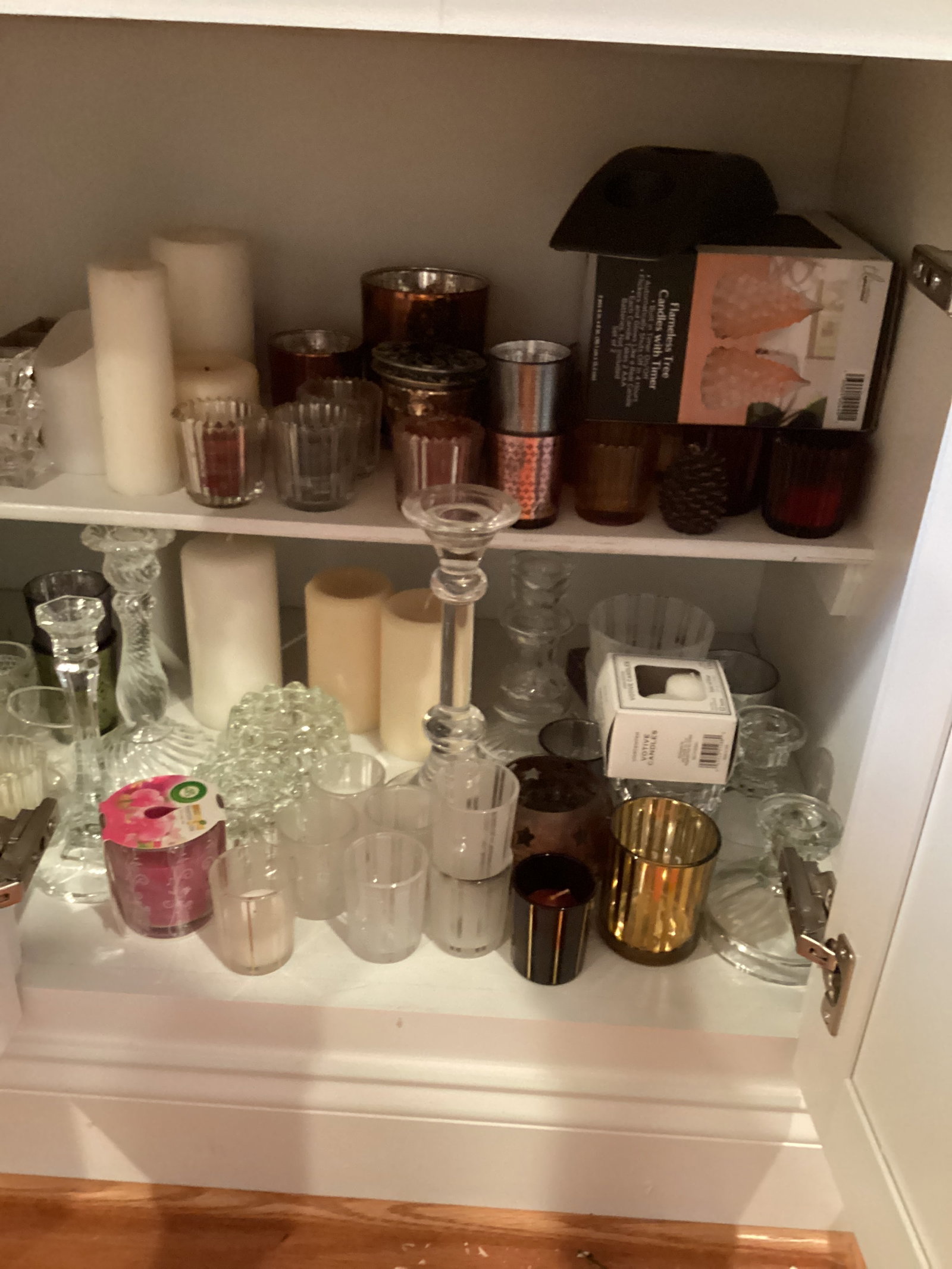 Large Lot of Candles and Candle Holders - 5