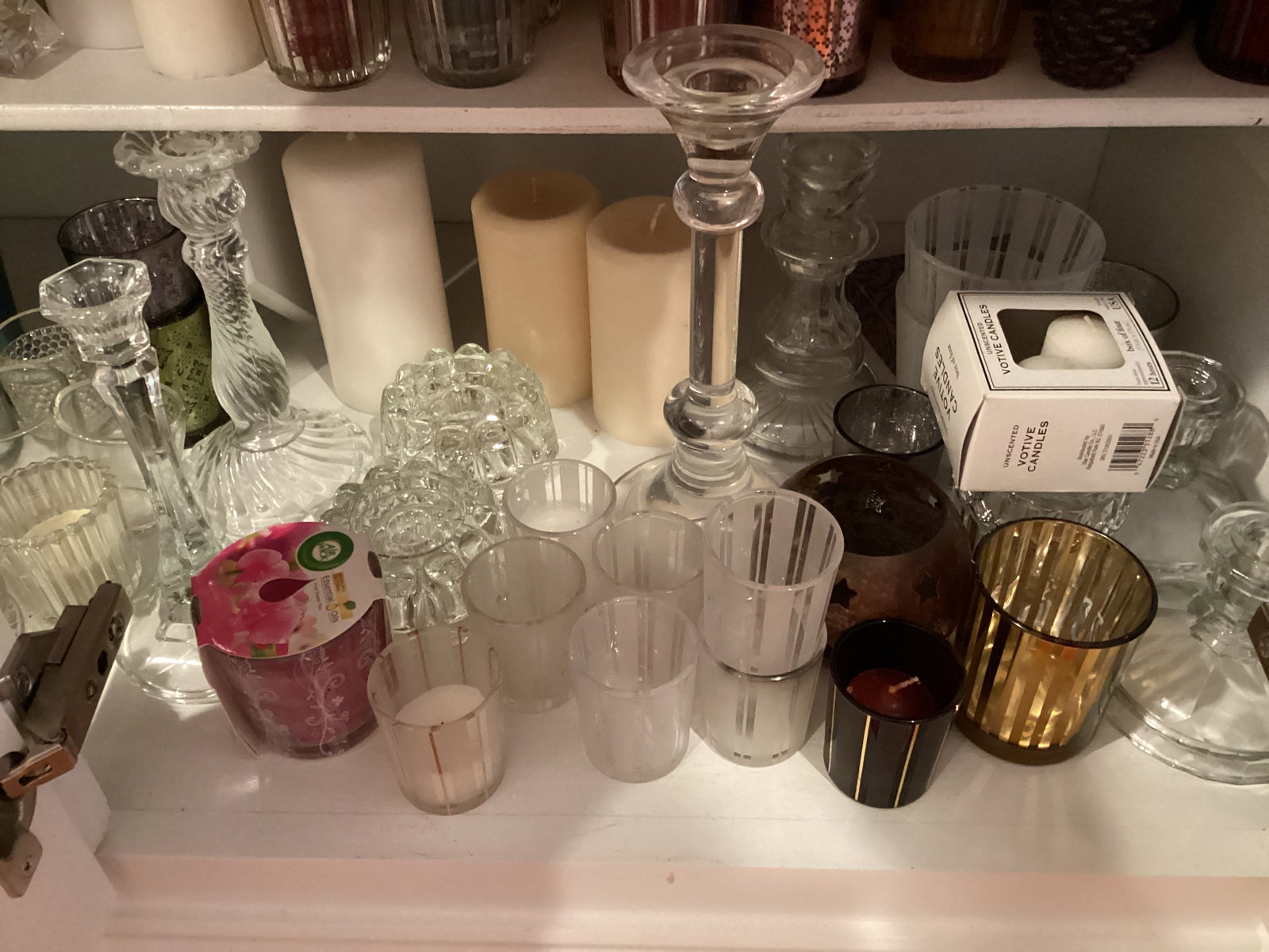 Large Lot of Candles and Candle Holders - 7