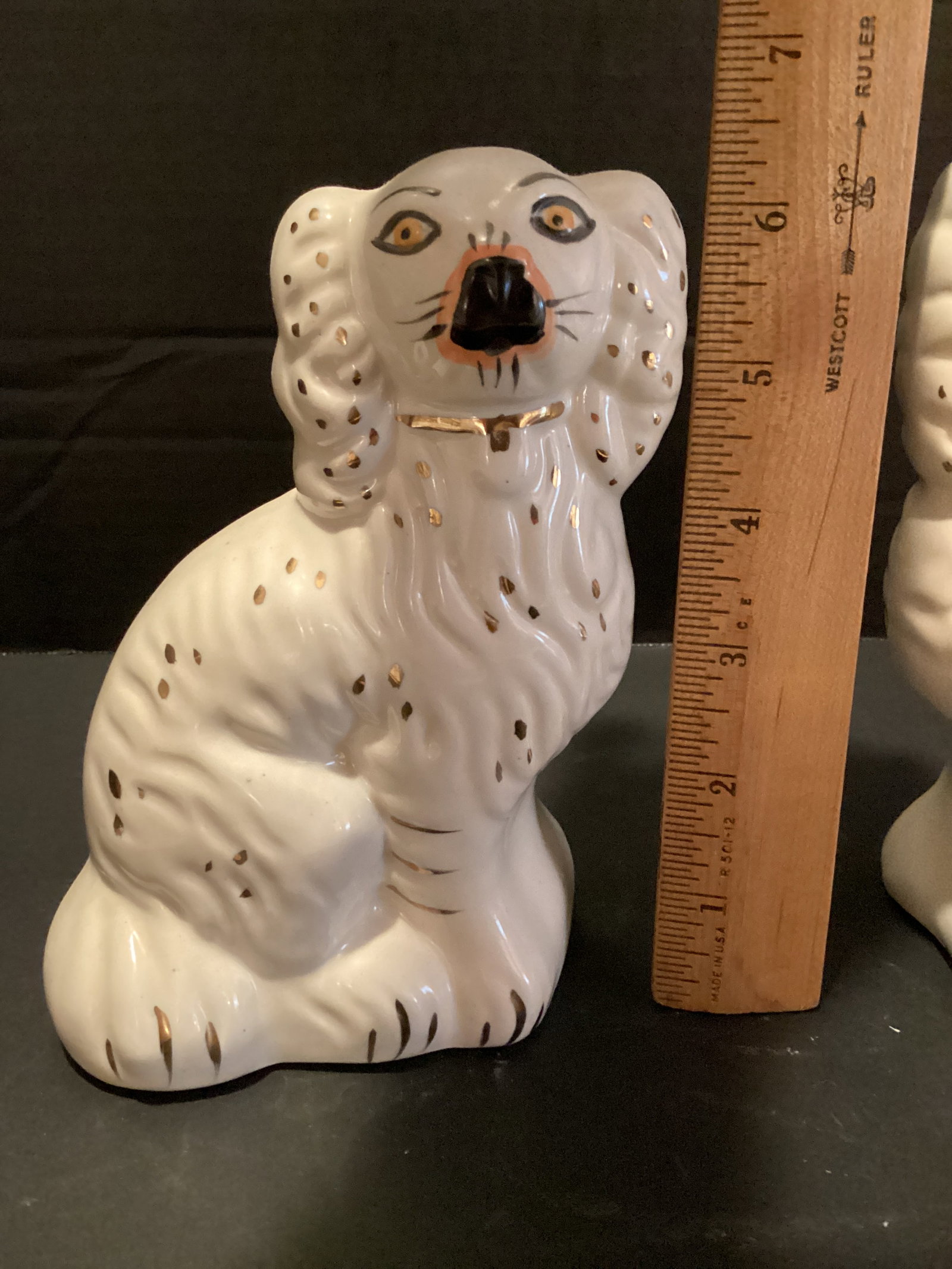 Pair of Vintage Ceramic Dogs - 2