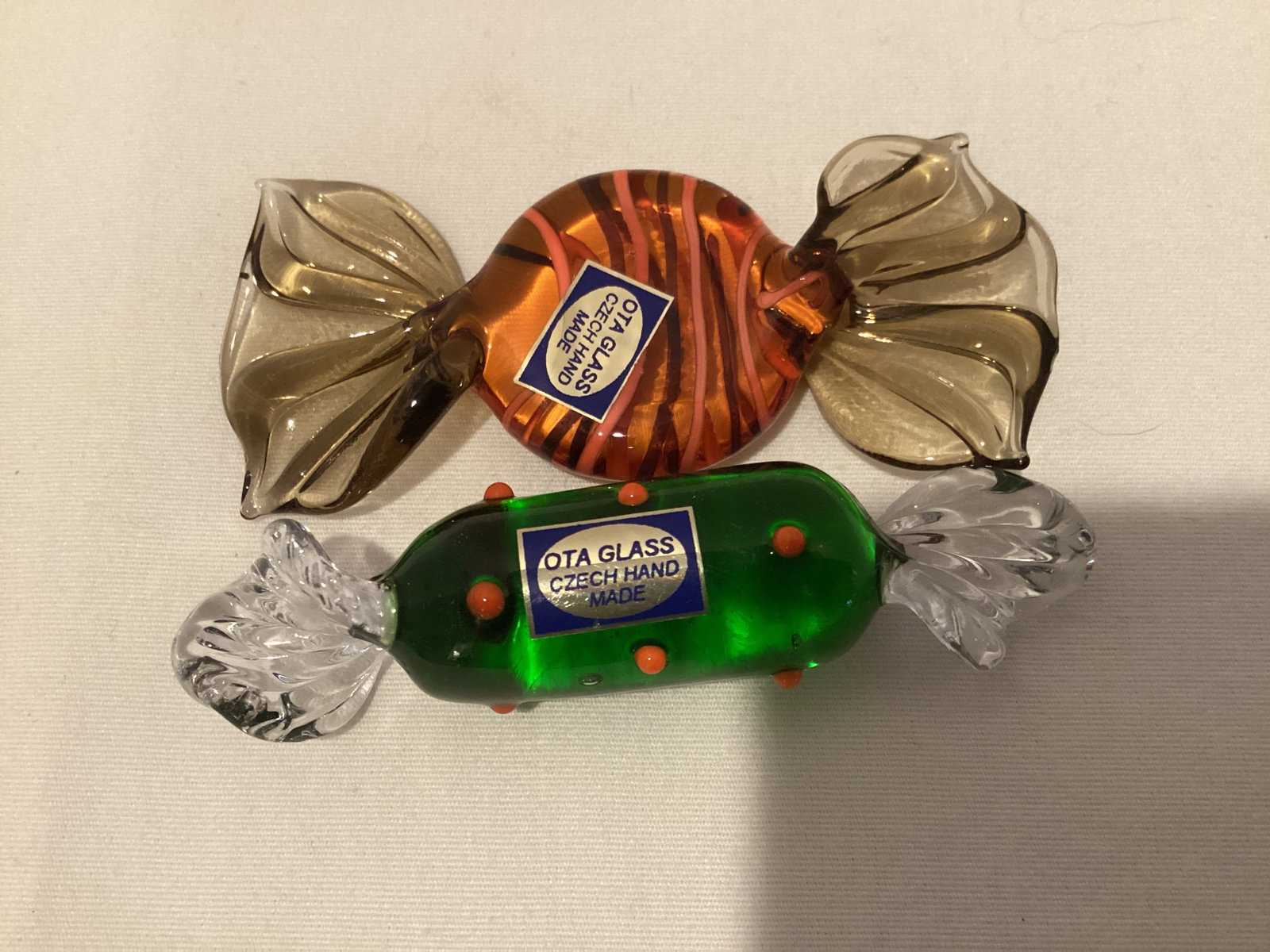 Two Art Glass Wrapped Candies - 3