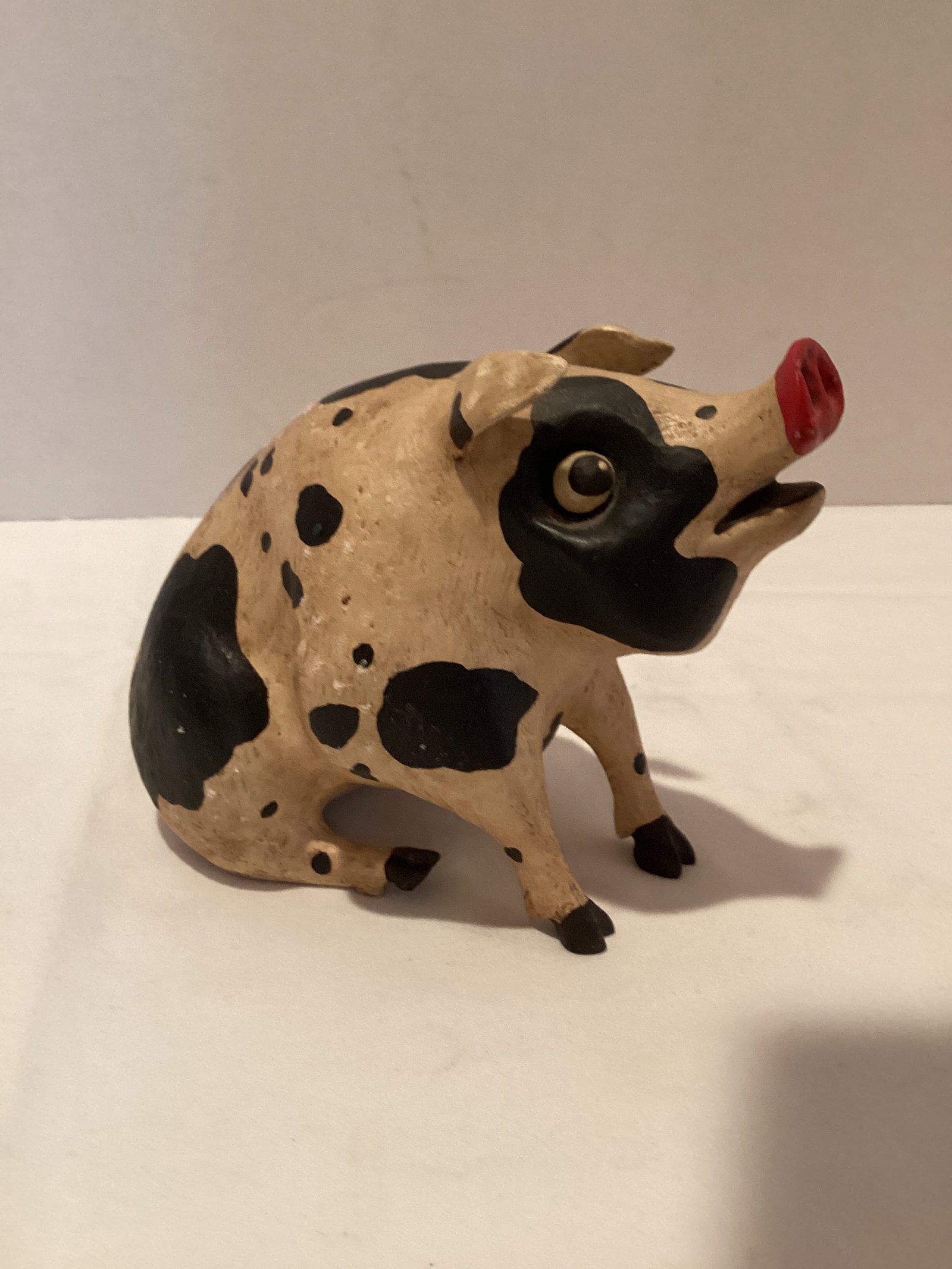 Jauquet Pig Figure: 4 1/2" h
