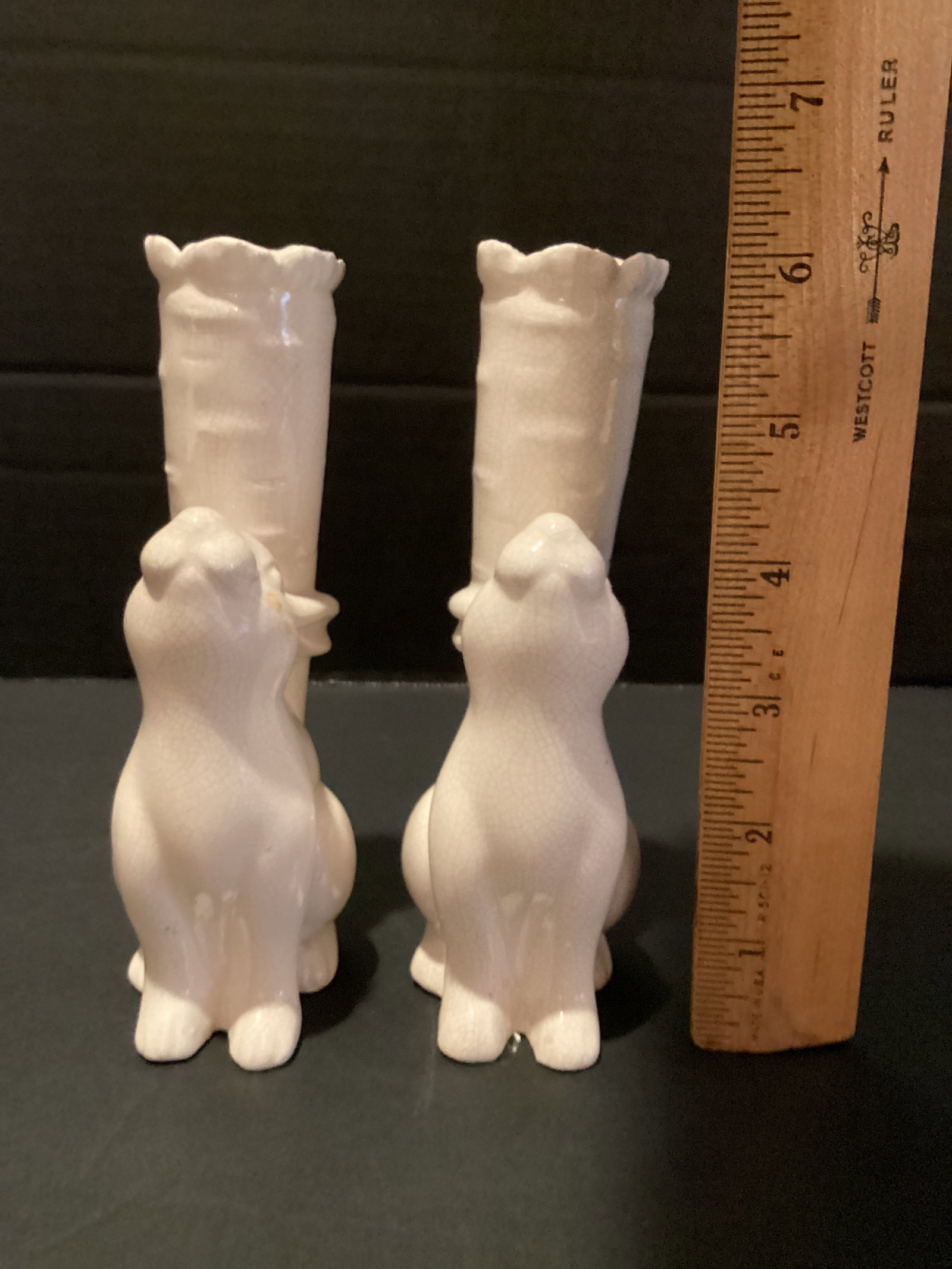 Pair of Rabbit Candleholders - 3