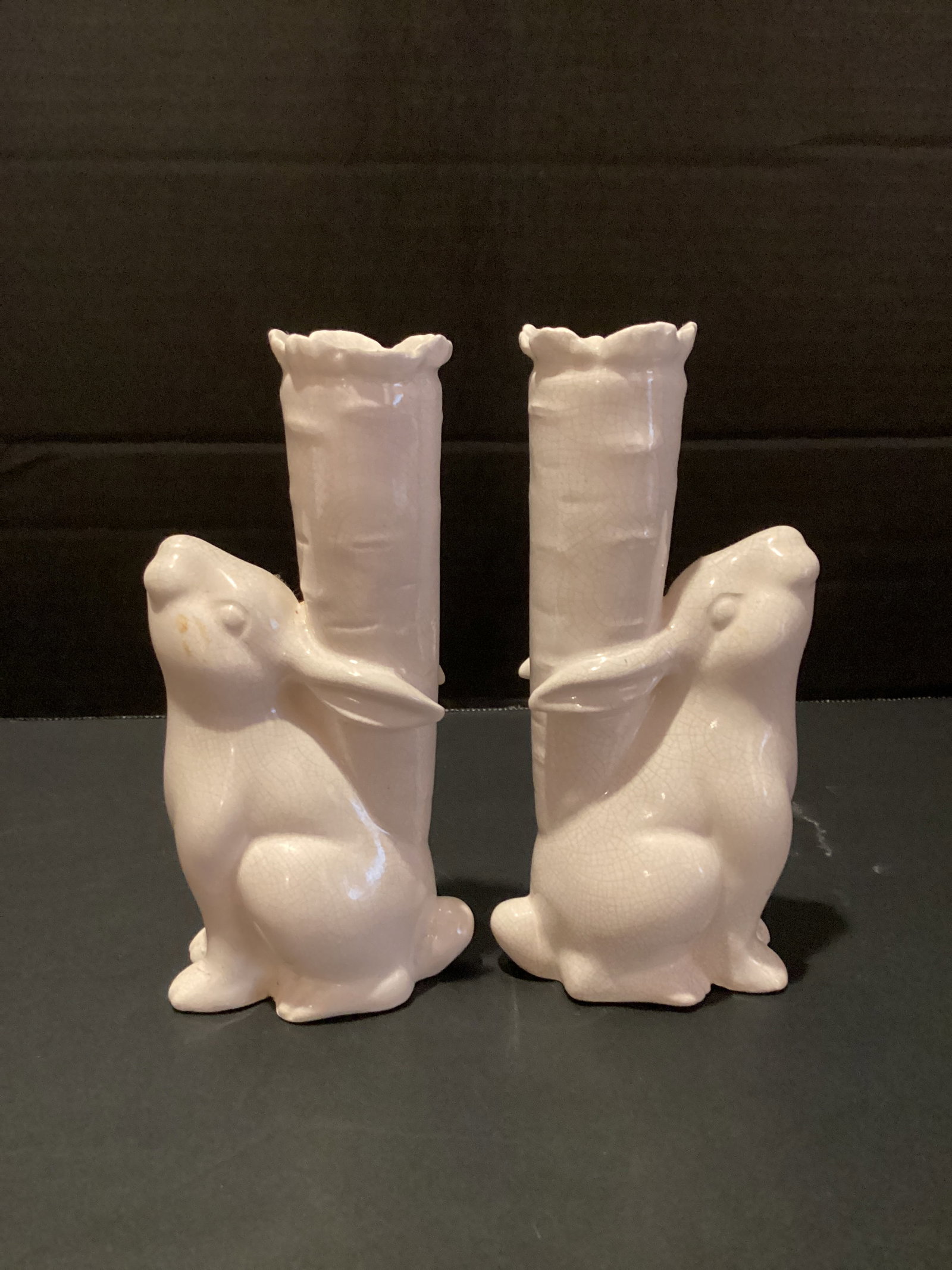 Pair of Rabbit Candleholders - 4