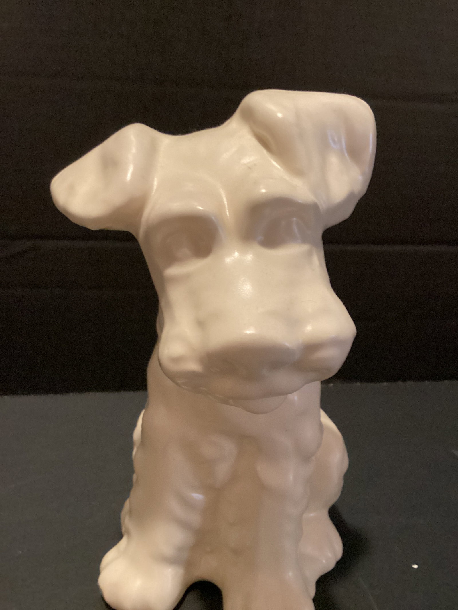 White Ceramic Terrier Dog - 4