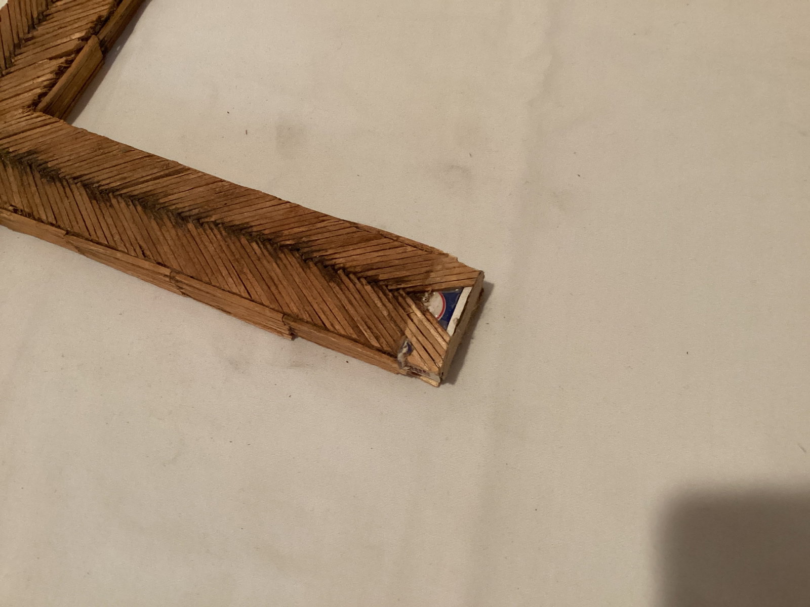 Folk Art Matchbox and Matchstick Cross - 7