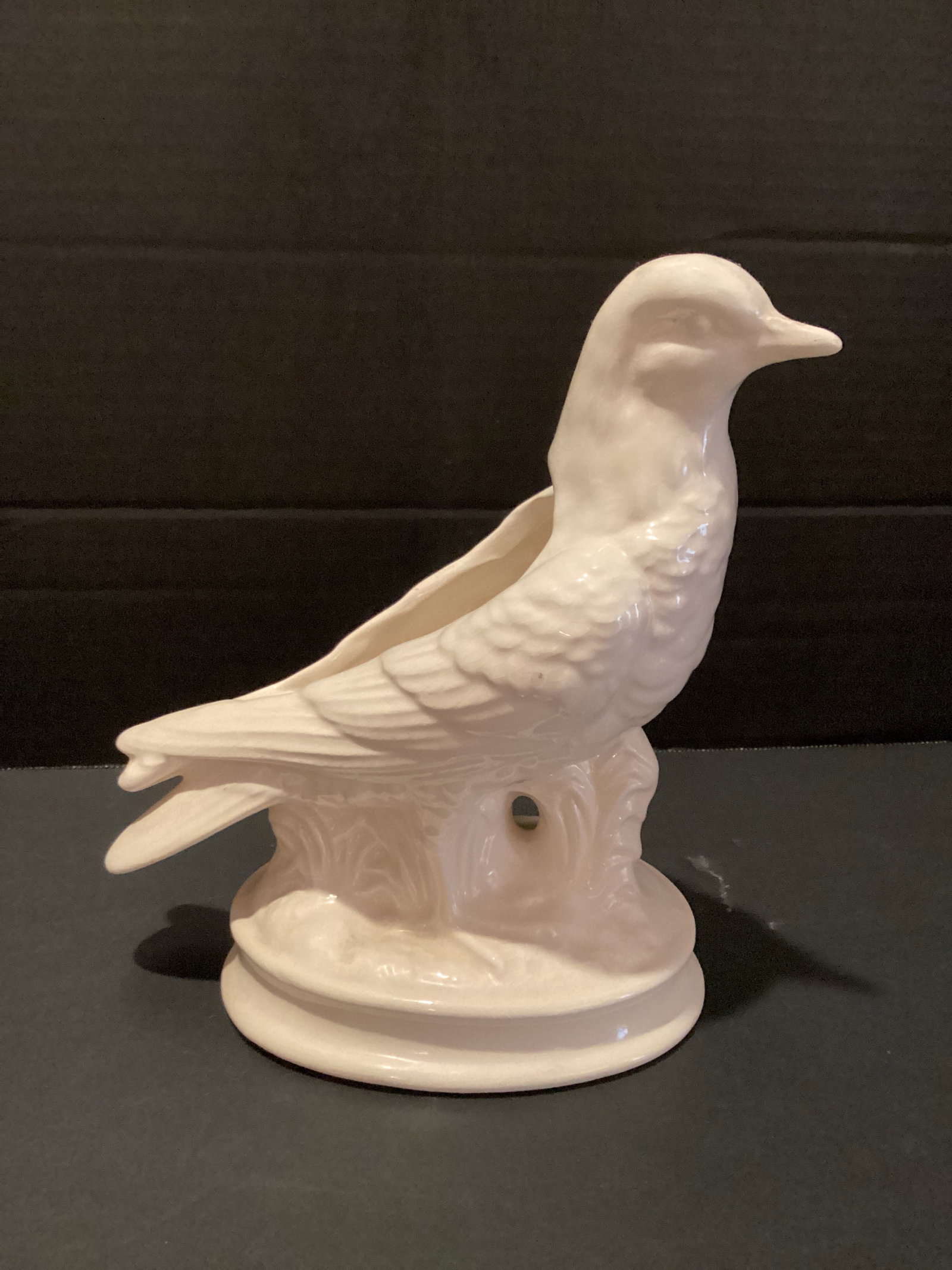 Ceramic Bird Planter: 8" h