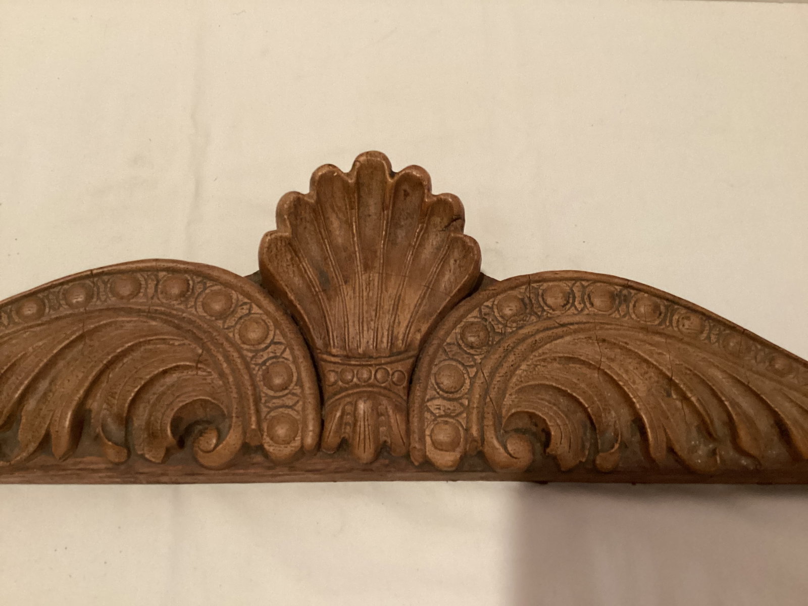 Carved Wood Pediment - 2