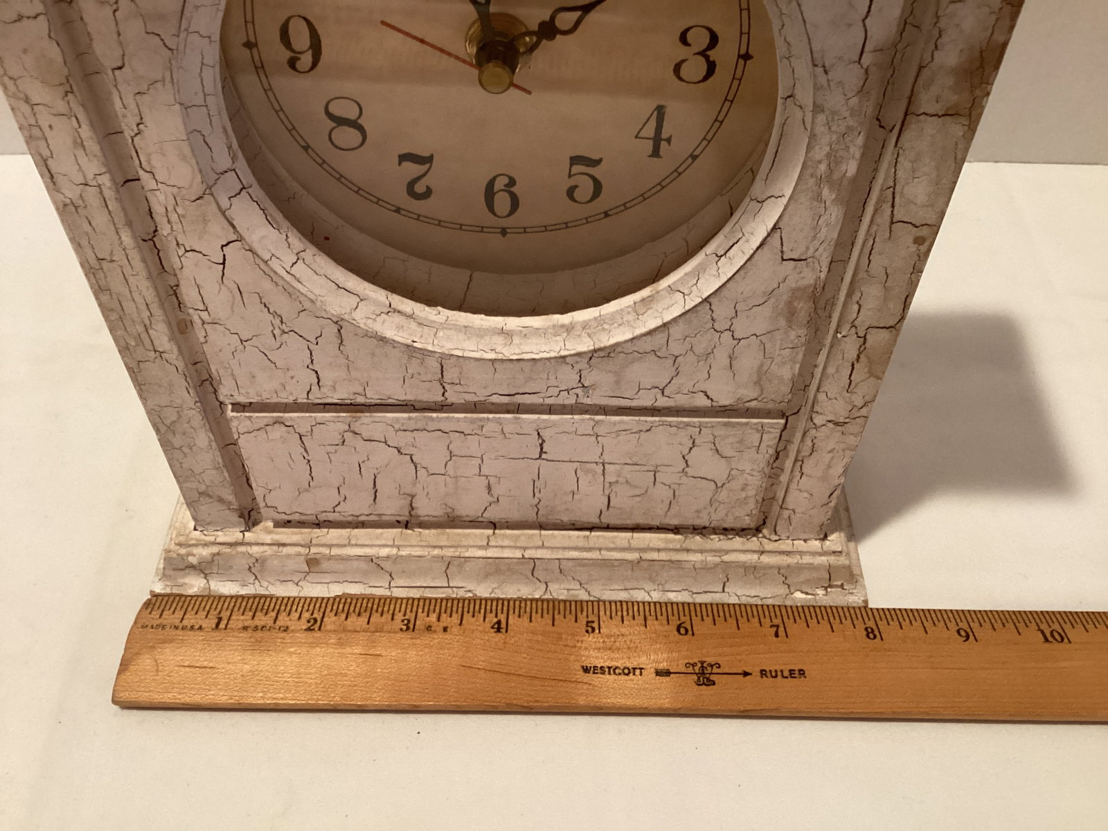 Mantle Clock with Distressed Look - 4