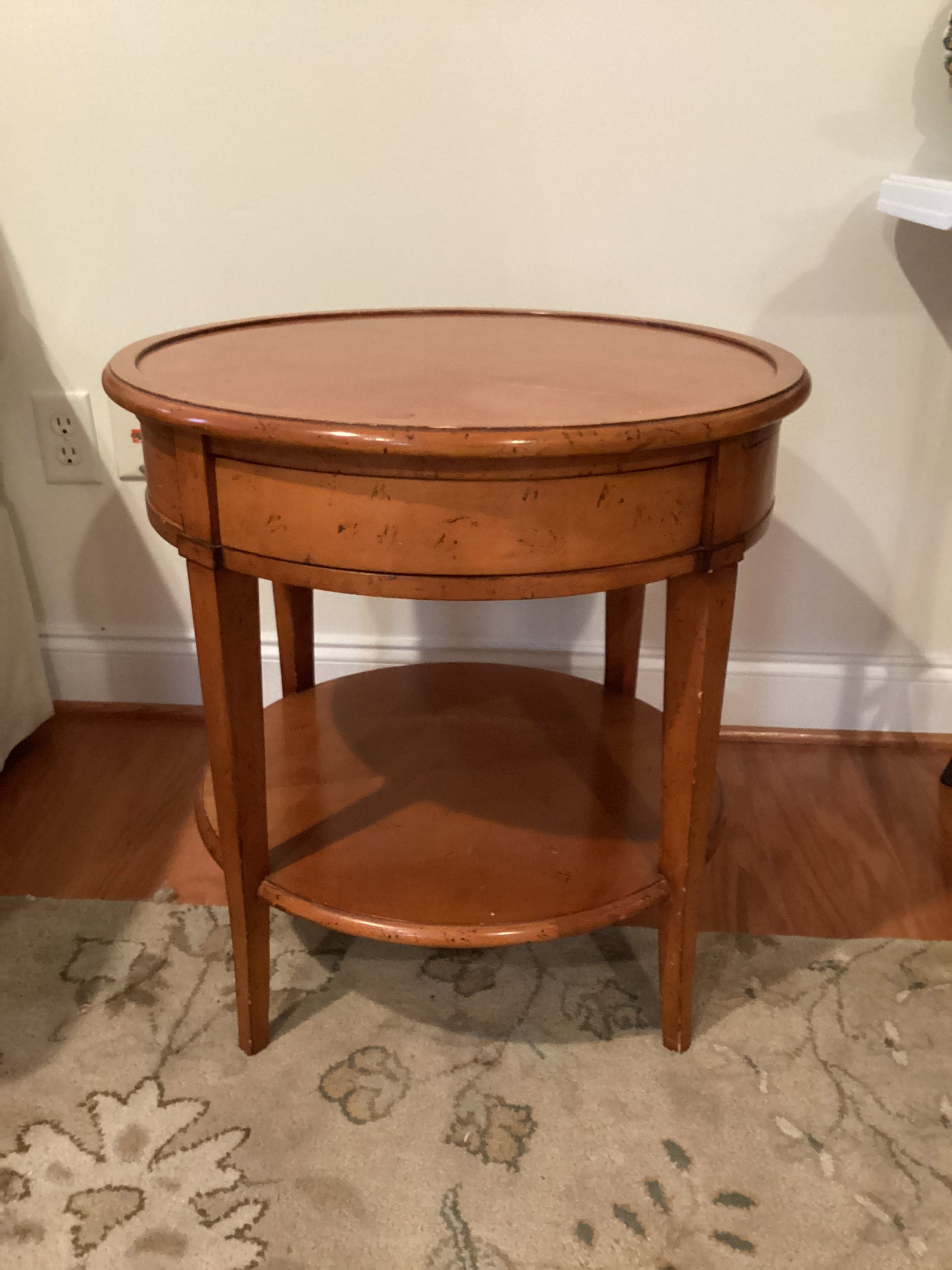 EJ Victor Side Table with Rotating Top and Hidden Drawers (1 of 8)