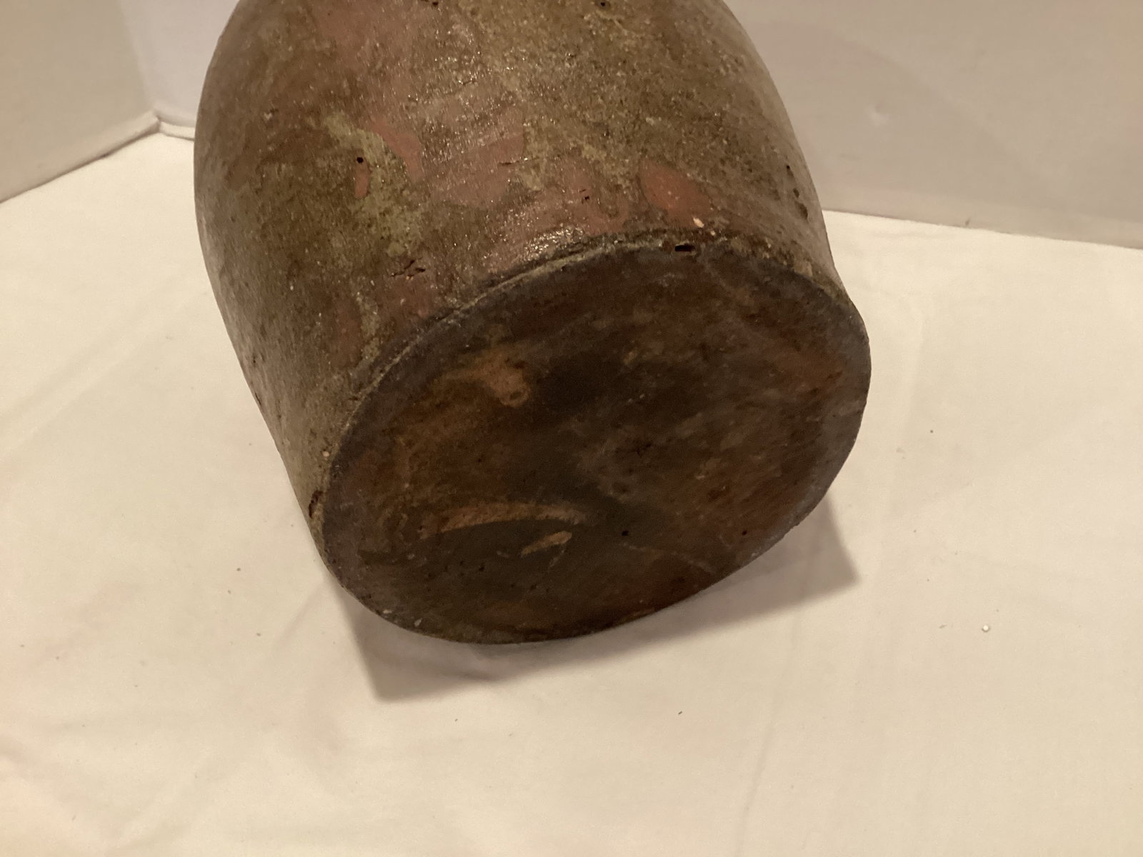 Antique Alkaline Glaze Southern Stoneware Vase - 3