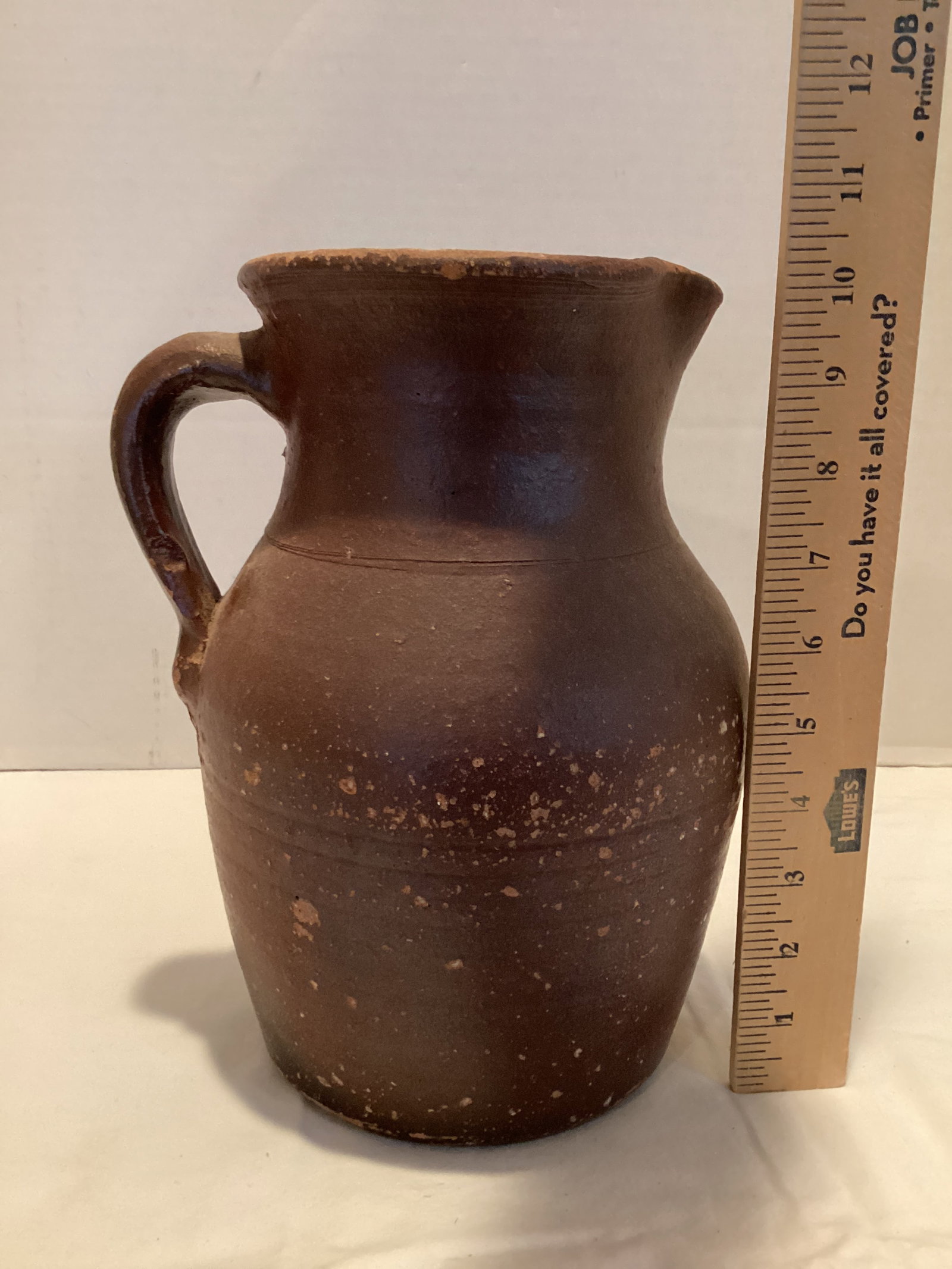 Antique Stoneware Pitcher - 3