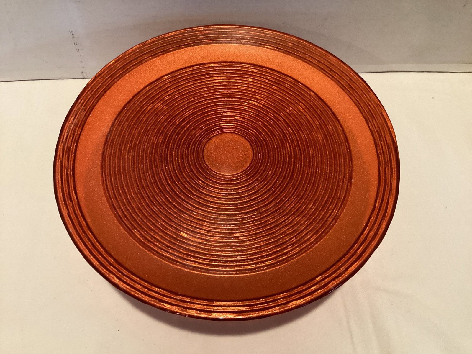 Glass Pedestal Decorative Plate - 2