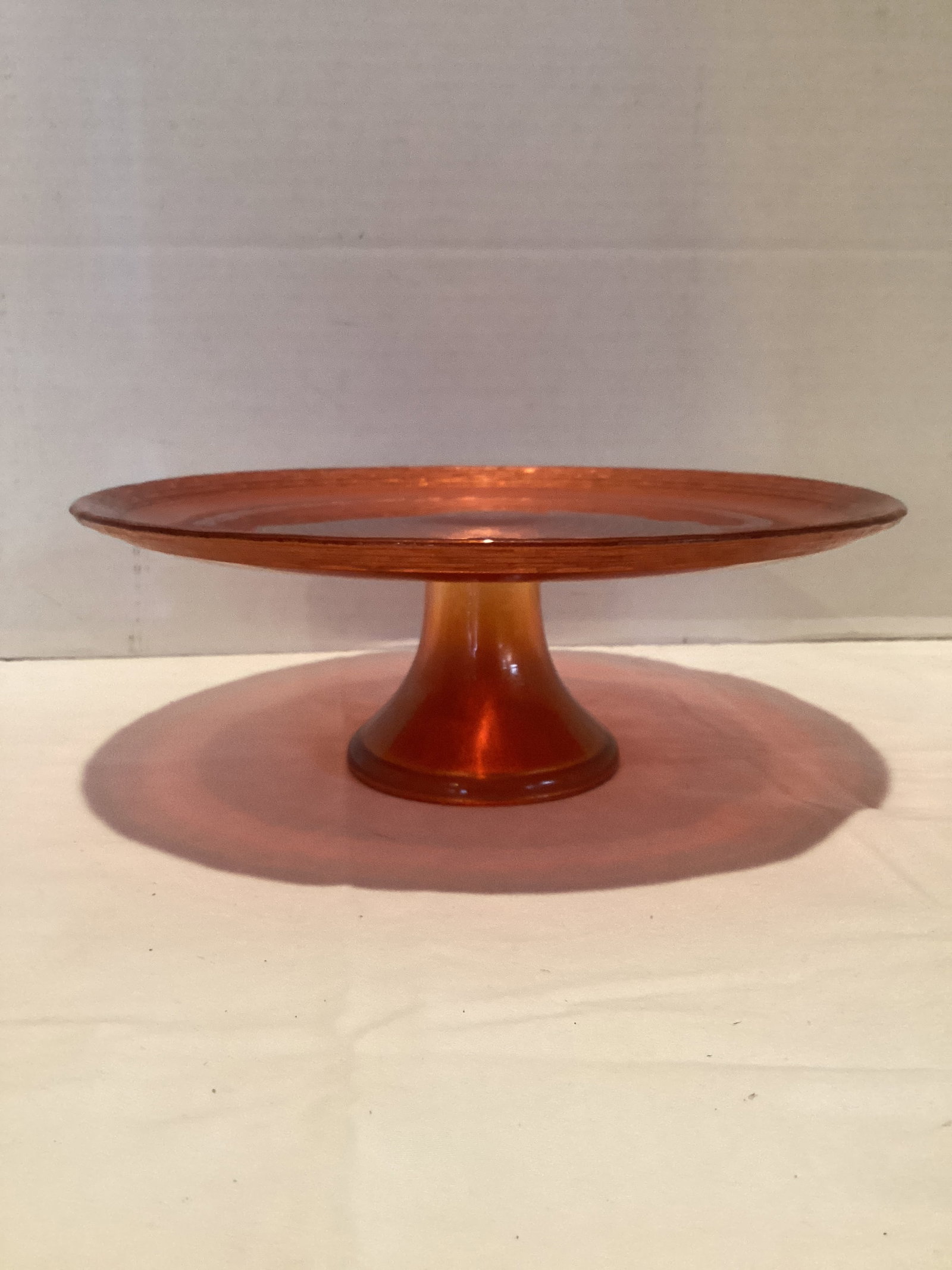 Glass Pedestal Decorative Plate - 3